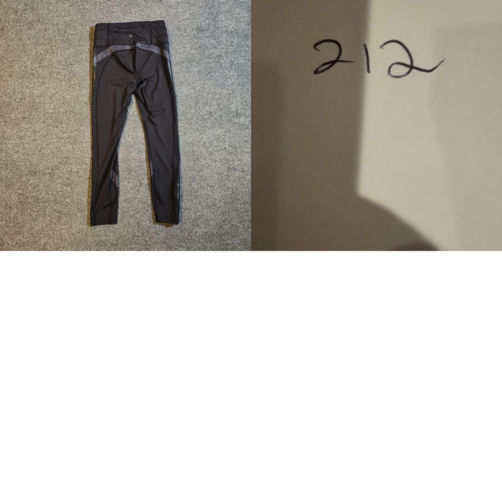 Athleta Athleta Pants Womens S Black Allyson Felix Faux Leather Legging Casual Moto Size 28" / US 6 / IT 42 - 9 Thumbnail