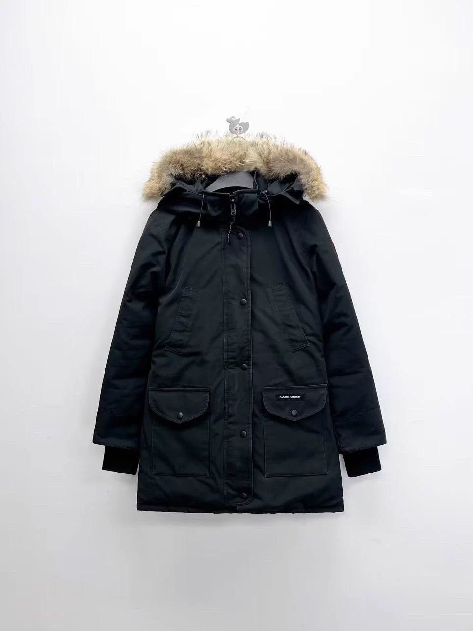 Canada Goose Canada Goose Black Logo Puffer Midi S Fur Collar Removable Size S / US 4 / IT 40 - 1 Thumbnail