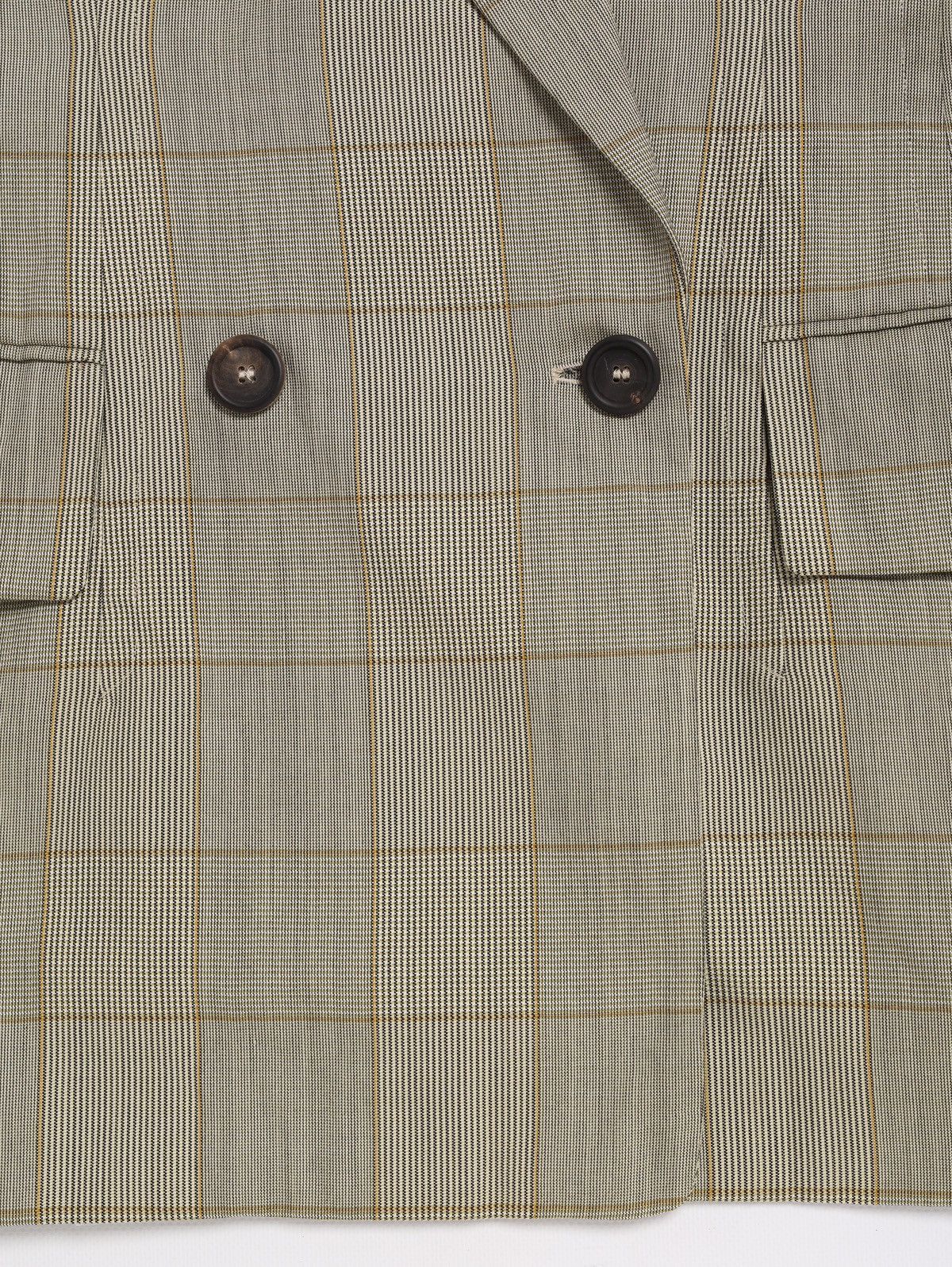 Jil Sander Jil Sander + Vintage Blazer Double Breasted Jacket Plaid Size M / US 6-8 / IT 42-44 - 4 Thumbnail