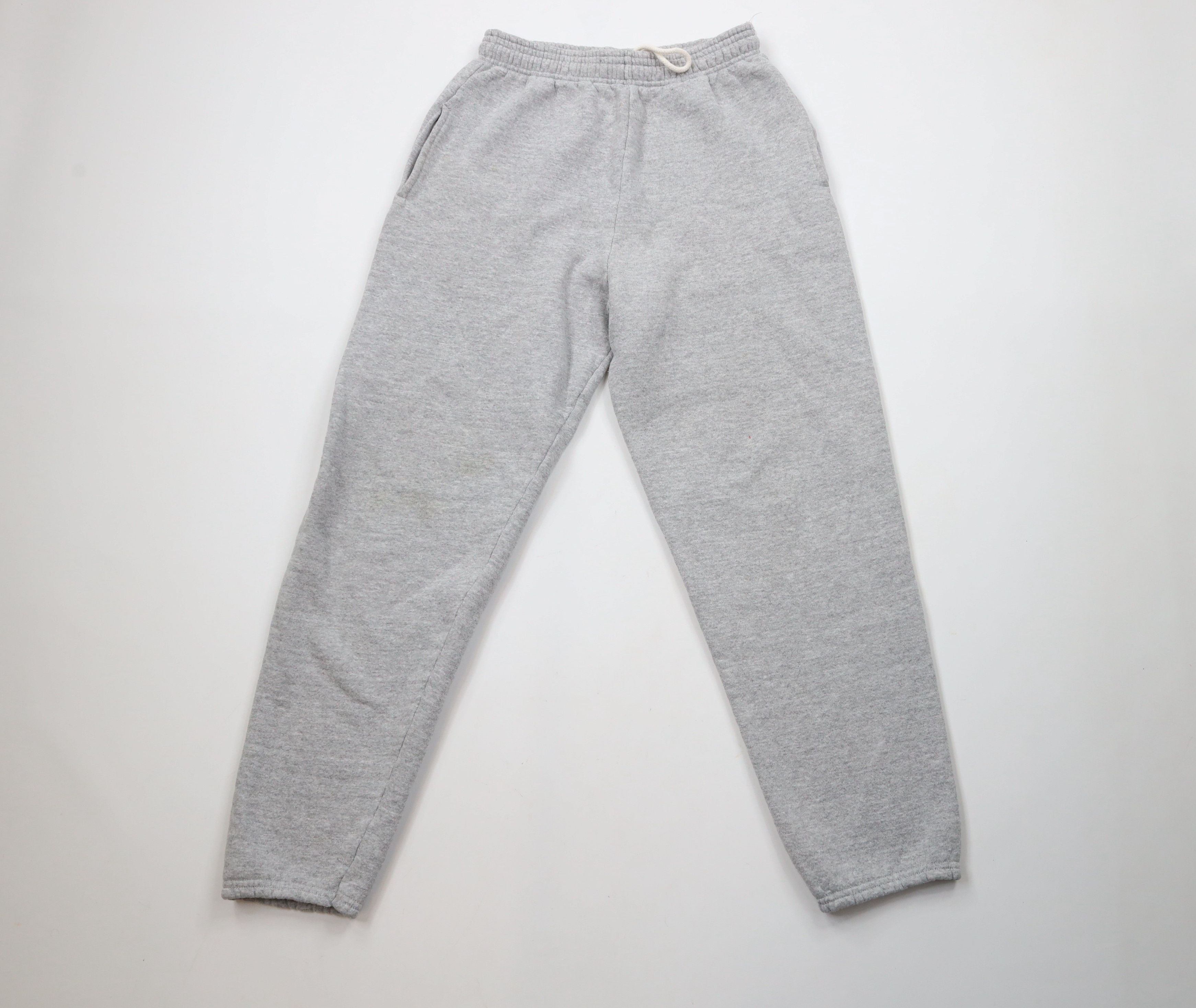 Vintage Vintage 90s Streetwear Sweatpants Joggers Pants Gray USA Size US 34 / EU 50 - 1 Thumbnail