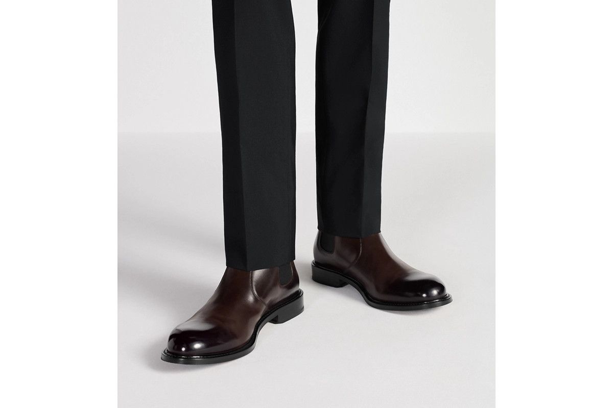 Dior o1bcso1str0226 Embassy Chelsea Boot in Deep Brown Size US 12 / EU 45 - 5 Thumbnail