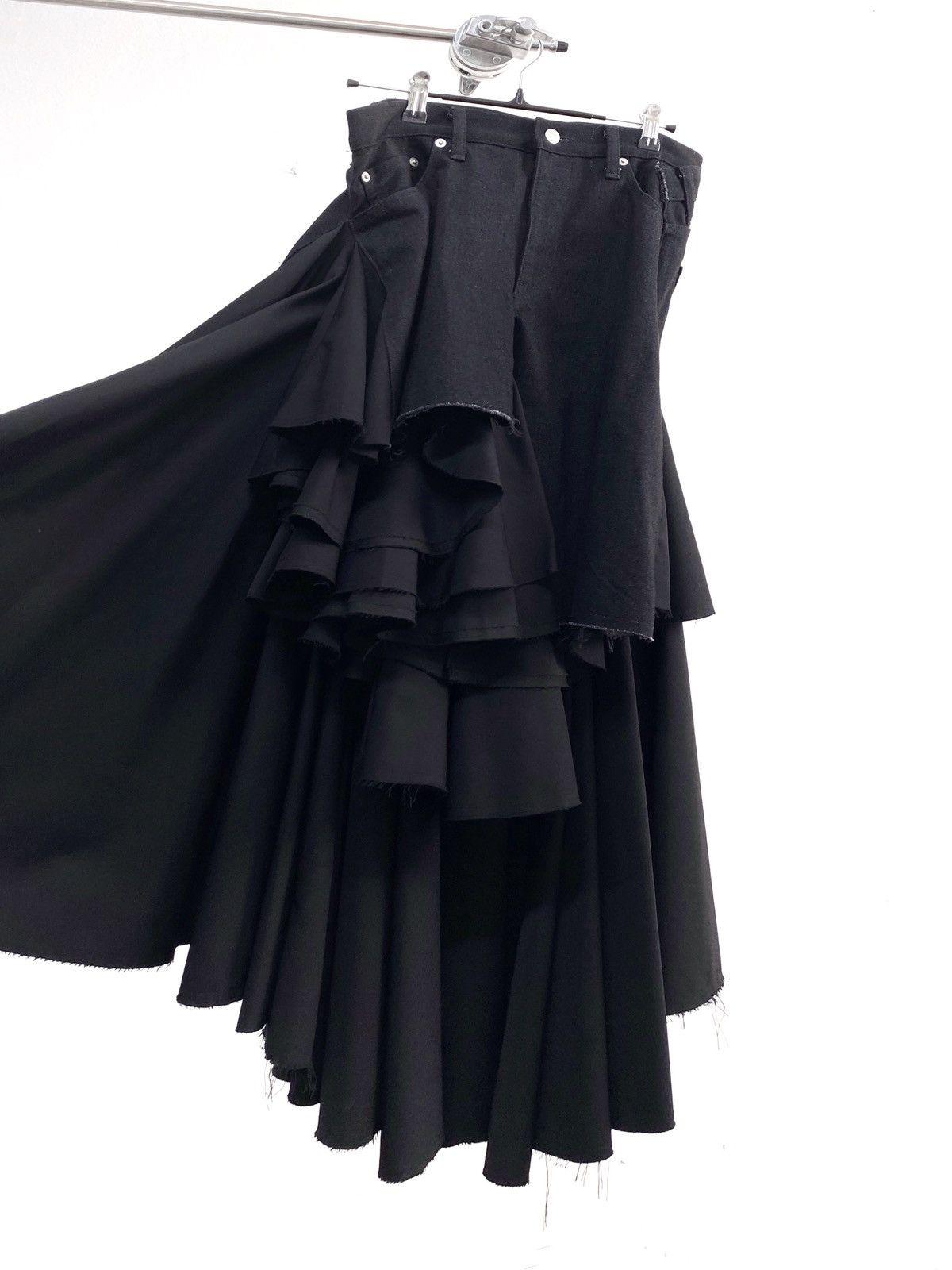 Junya Watanabe × Levi's Junya Watanabe AD2023 Levi's Edition Frill layered Skirt Size 28" / US 6 / IT 42 - 12 Thumbnail