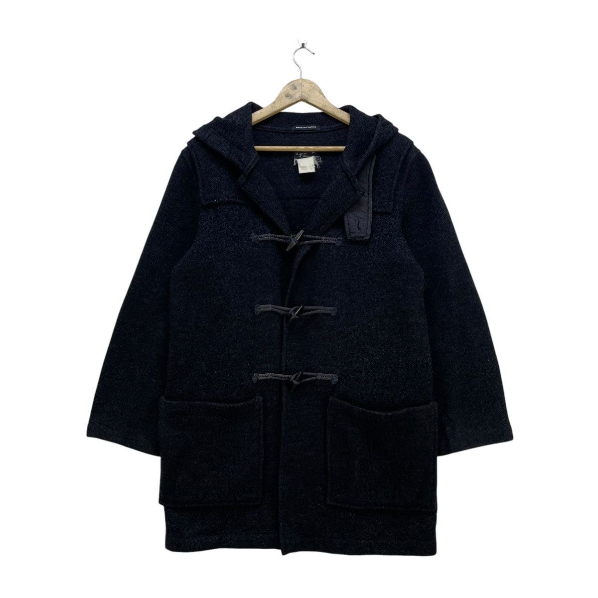 Autumn Cashmere × agnes b. 💥Vintage Agnes B Homme Paris Toggles Button Hooded Jacket Size US M / EU 48-50 / 2 - 5 Thumbnail