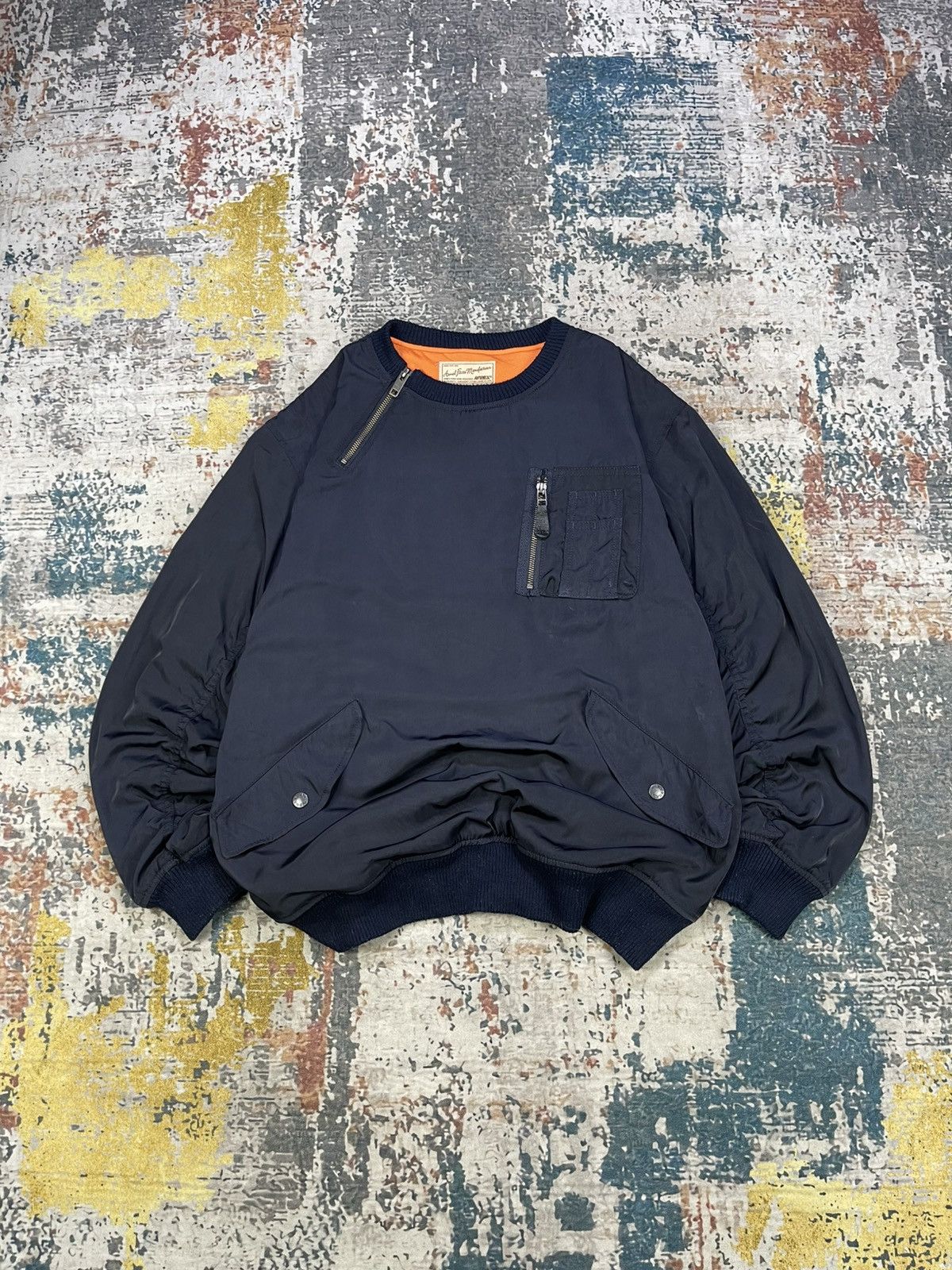 Avirex Avirex Navy Military Type MA-1 Pull Over Bomber Size US M / EU 48-50 / 2 - 1 Thumbnail