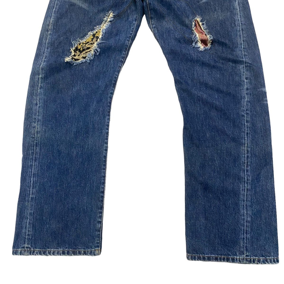 Fiberops FIBEROPS Denim Patchwork Jeans Size US 34 / EU 50 - 8 Thumbnail