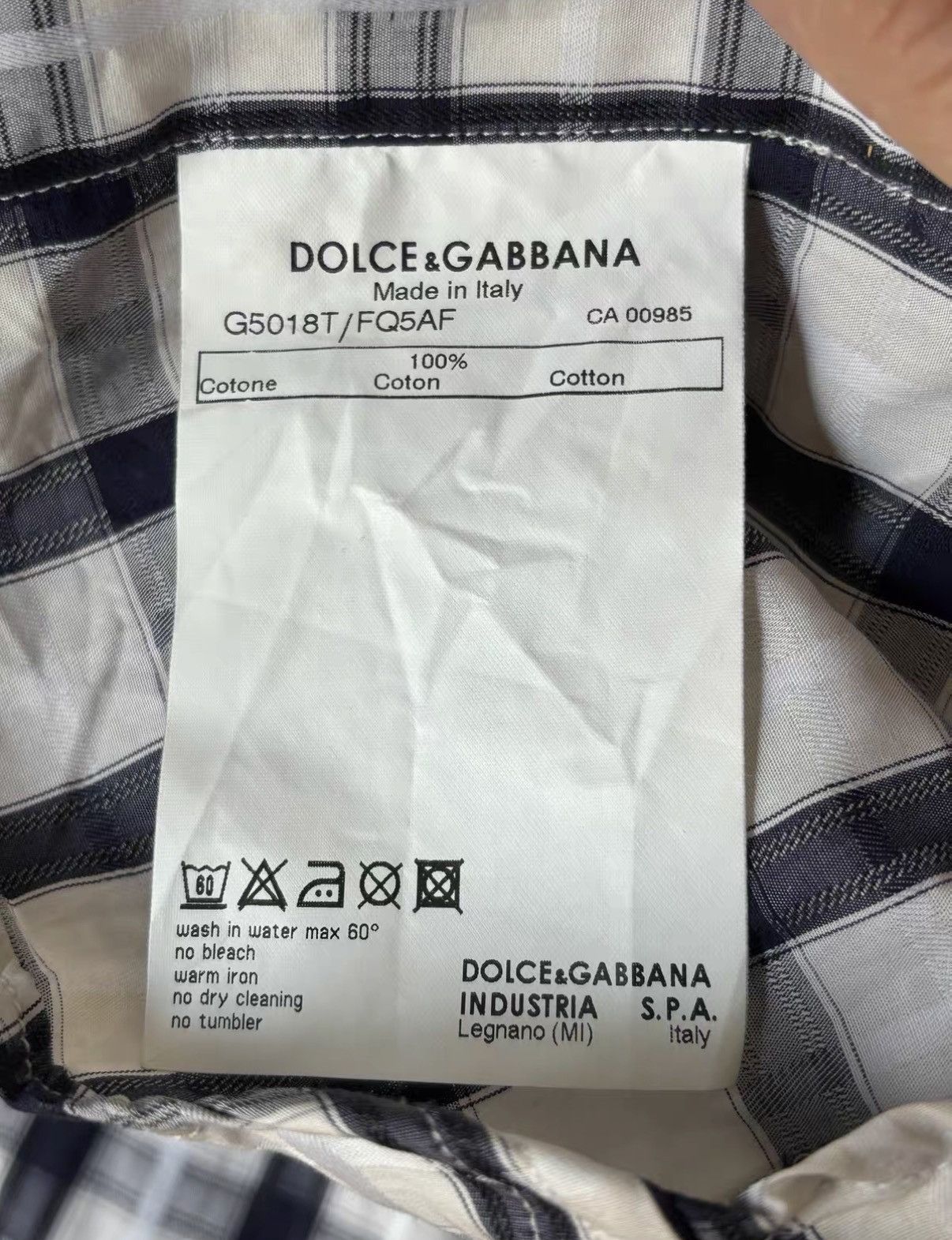 Dolce & Gabbana Dolce & Gabbana Mainline Long Sleeve Casual Shirt J2 Size US M / EU 48-50 / 2 - 5 Thumbnail