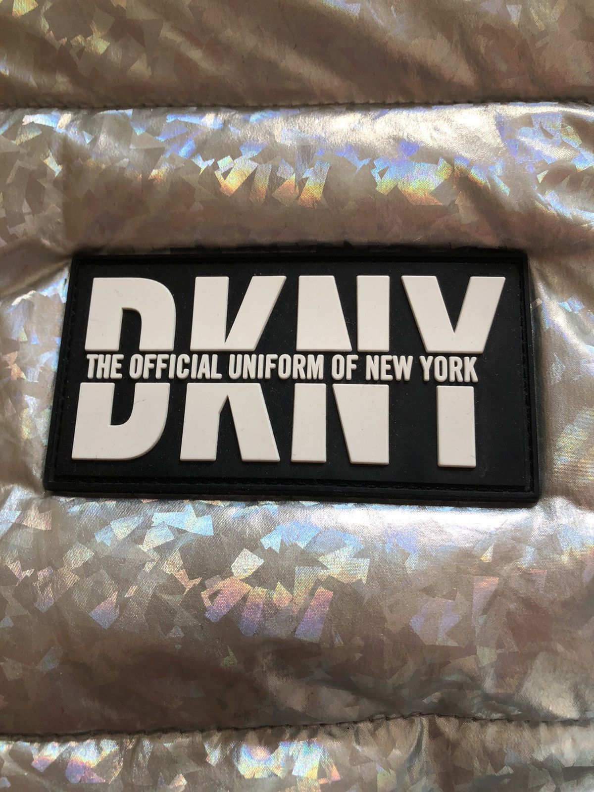 DKNY DKNY DESIGNER LIGHT BOMBER SILVER JACKET Size US S / EU 44-46 / 1 - 3 Thumbnail