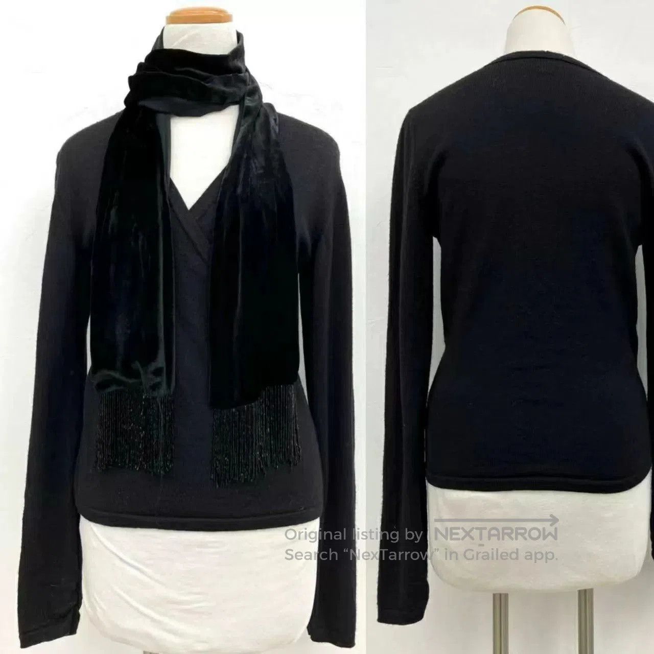 Other maxmara wool knit top set with scarf. Size US S / EU 44-46 / 1 - 8 Thumbnail