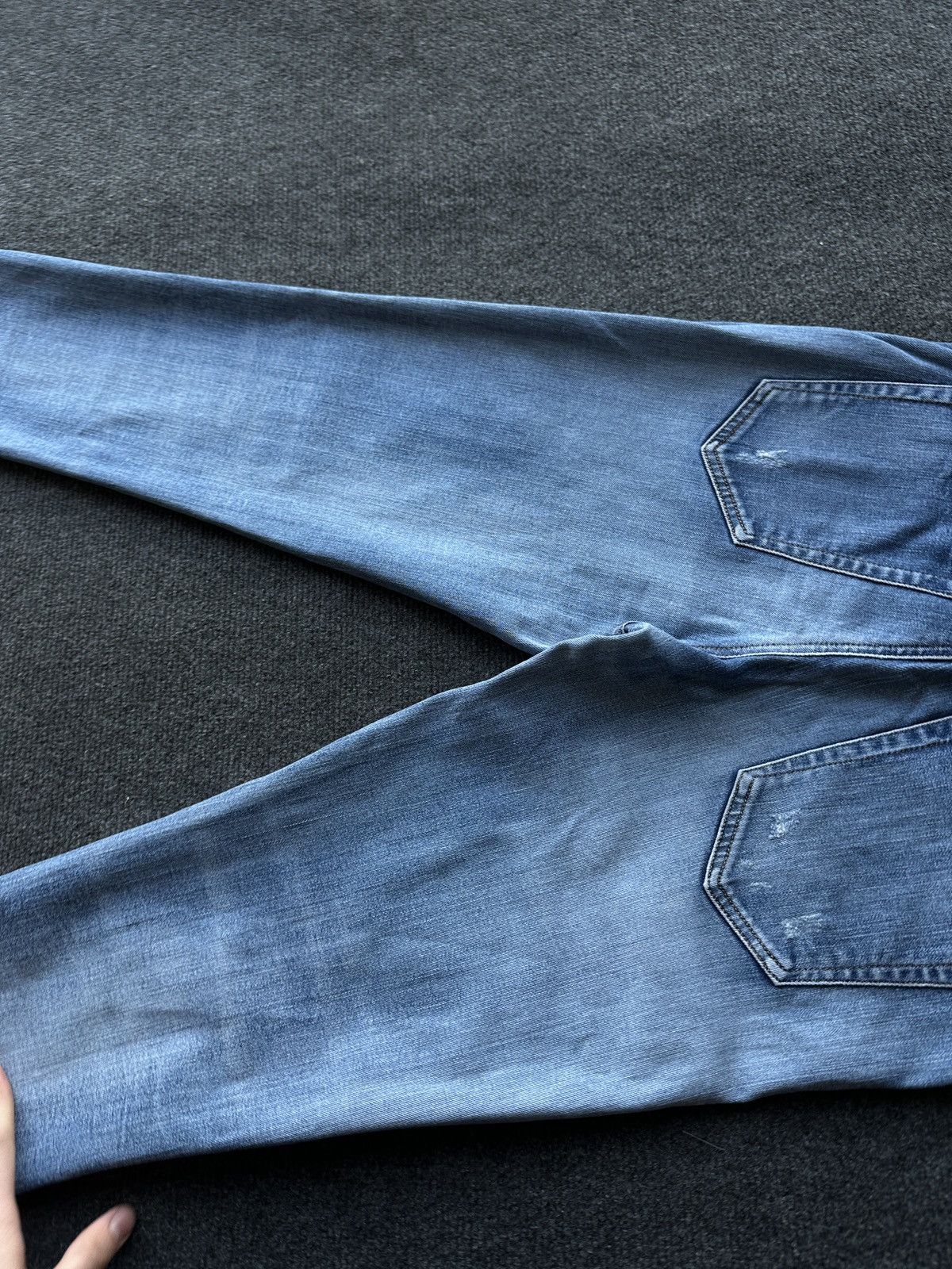 Diesel 🚨 DIESEL AVANT GARDE GOTHIC WOMEN JEANS LOGO IFSIXWASNINE Size 28" / US 6 / IT 42 - 10 Thumbnail
