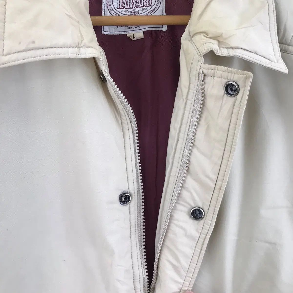 Other Vintage THE HARVARD COMPANY Light Puffer Trench Coat Size US L / EU 52-54 / 3 - 3 Thumbnail