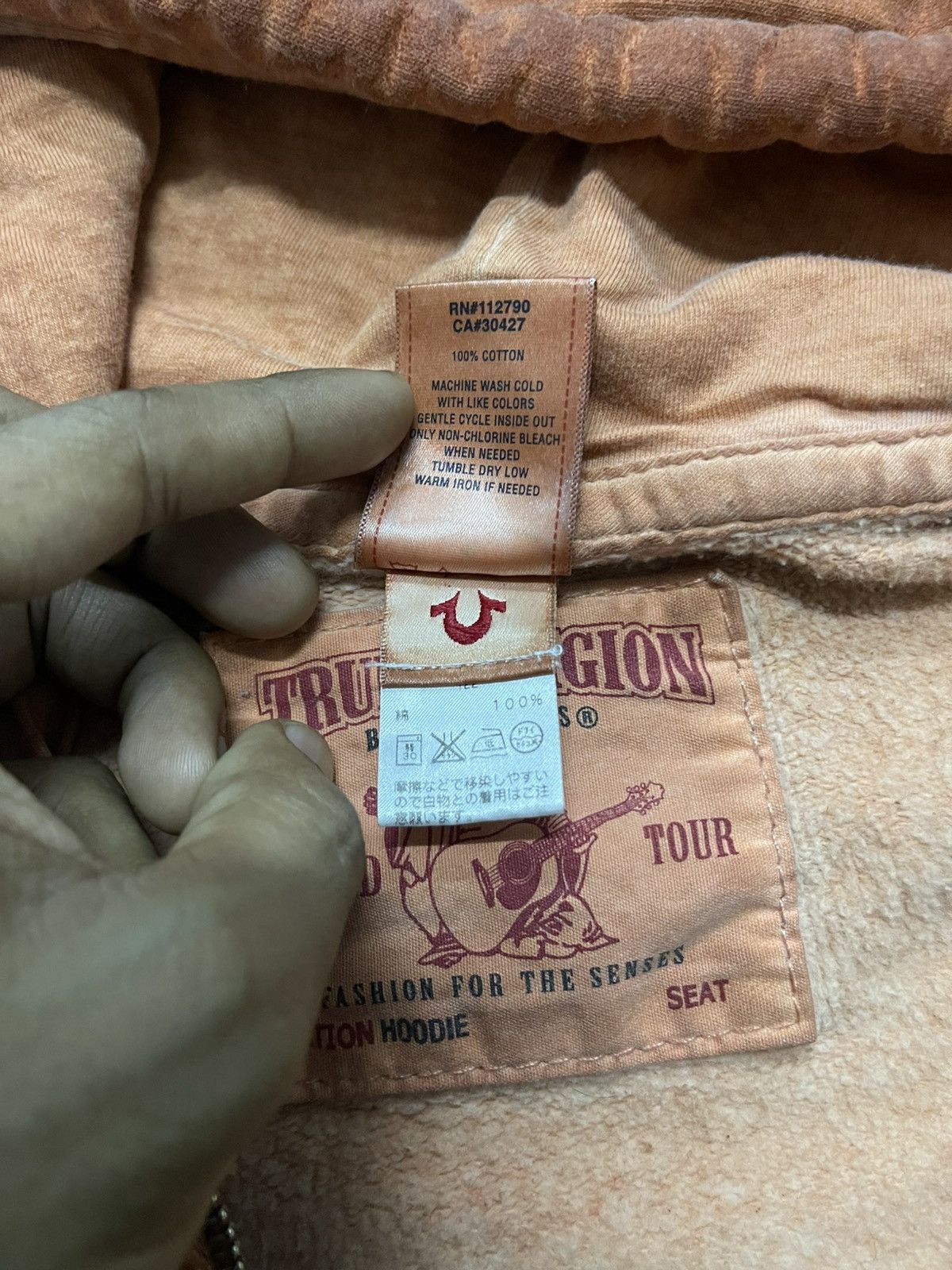 True Religion 2000s TRUE RELIGION BIG T-ZIP HOODIE RARE COLOUR Size US M / EU 48-50 / 2 - 15 Thumbnail