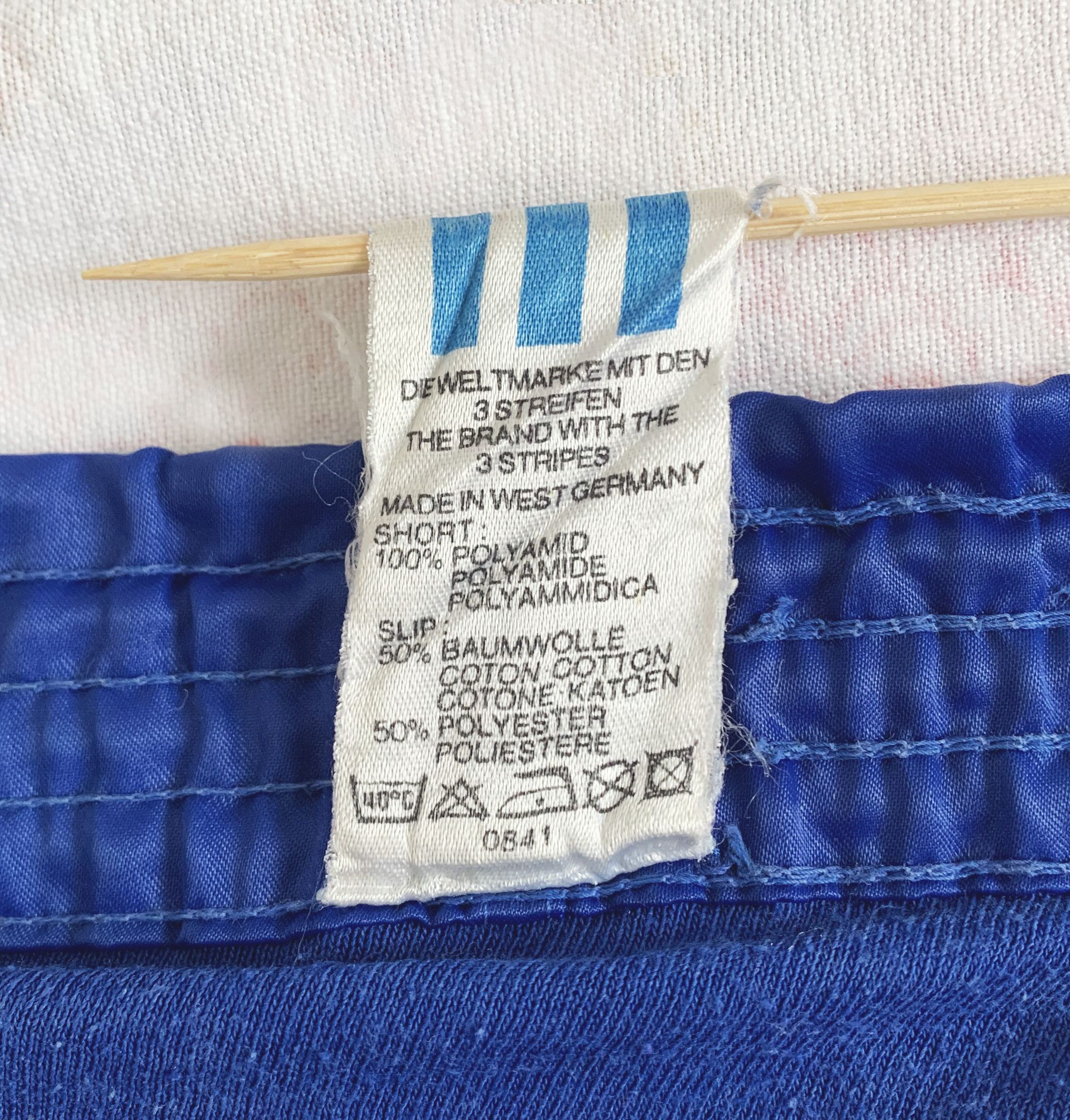 Adidas Vintage 70s 80s ADIDAS Shorts Running Made in West Germany Size US 31 - 6 Thumbnail