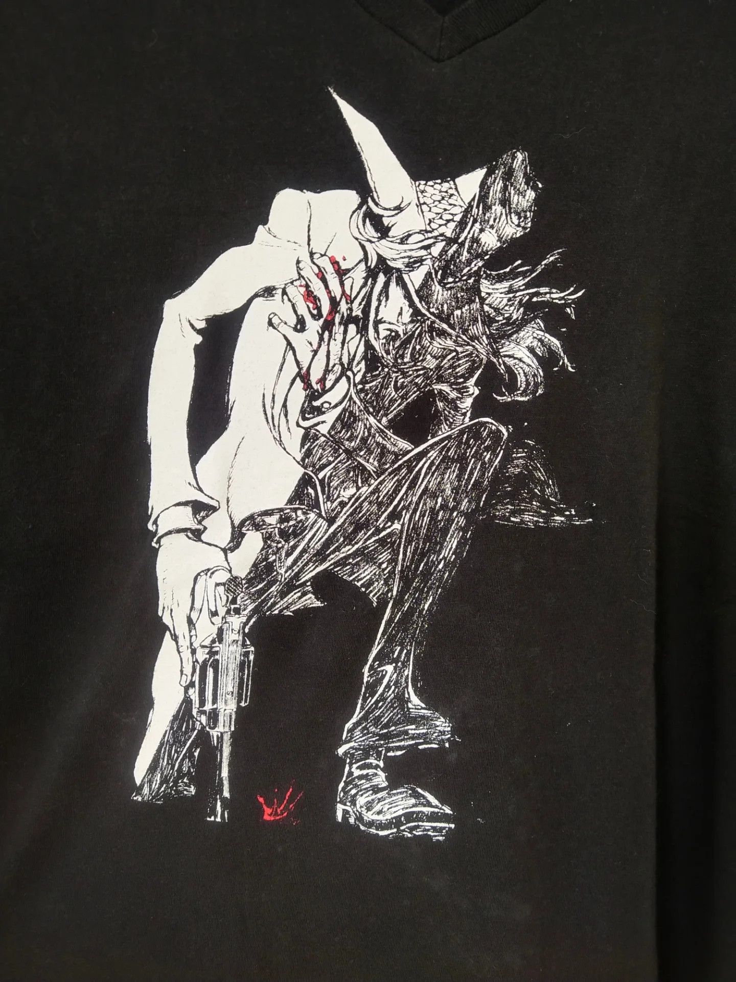 Anime Lupin the 3rd Graphic V-Neck Anime Tee Size US S / EU 44-46 / 1 - 2 Thumbnail