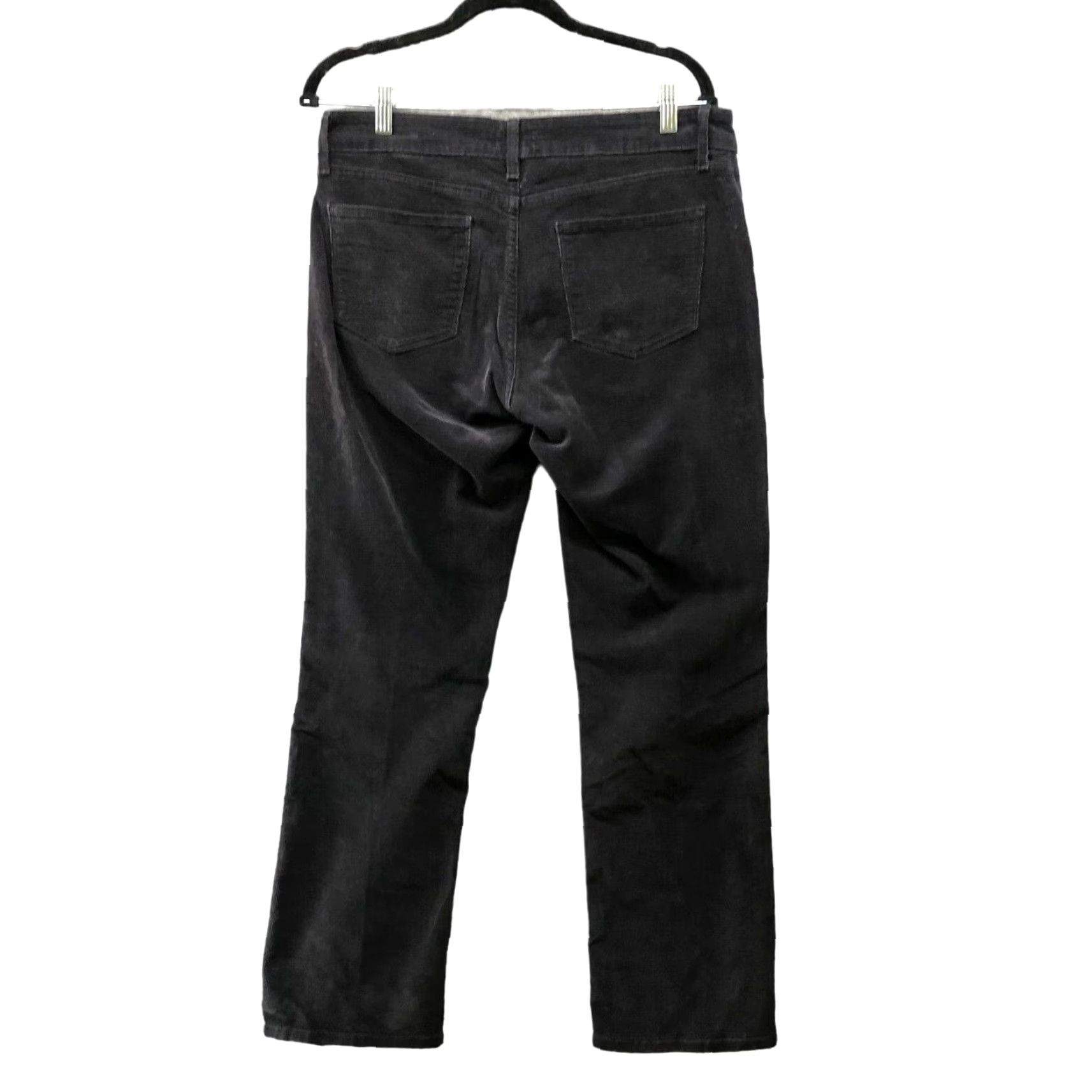 NYDJ NYDJ Marilyn Straight Corduroy Jeans Women 8P Black Stretch 5-Pocket 29" Inseam Petite Womens Size 30" / US 8 / IT 44 - 2 Thumbnail