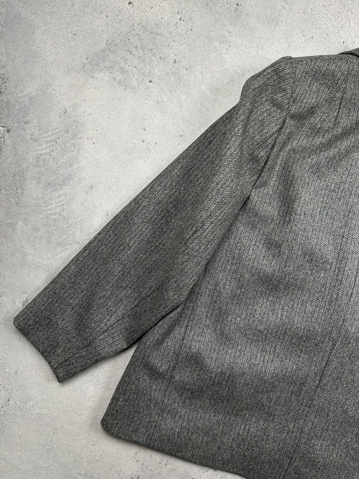 Ermenegildo Zegna Vintage Zegna Wool Blazer Grey Tailored Classic Minimalist Size XL / US 12-14 / IT 48-50 - 12 Thumbnail