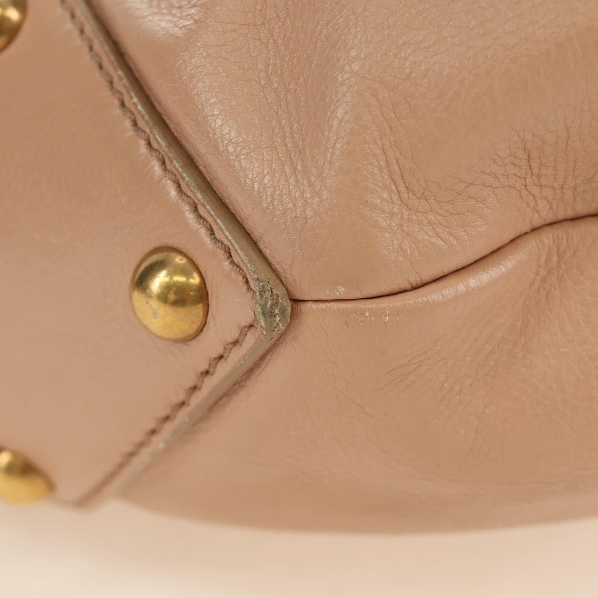 Saint Laurent Paris SAINT LAURENT Mombasa Shoulder Bag Leather Pink Gold Auth Size ONE SIZE - 5 Thumbnail