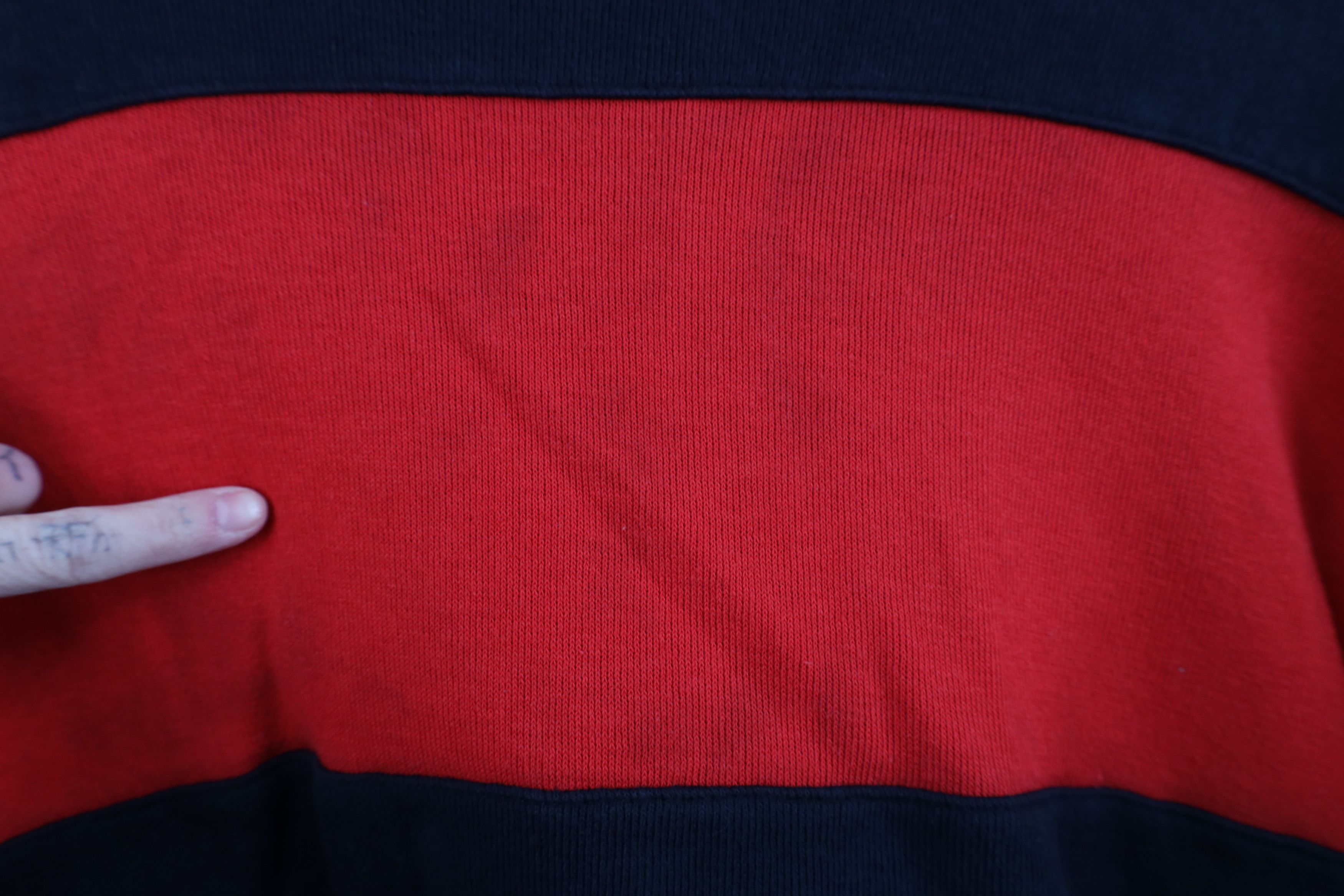 Marlboro Vintage 90s Marlboro Block Boxy Fit Knit Hal Zip Sweater Size L / US 10 / IT 46 - 12 Thumbnail