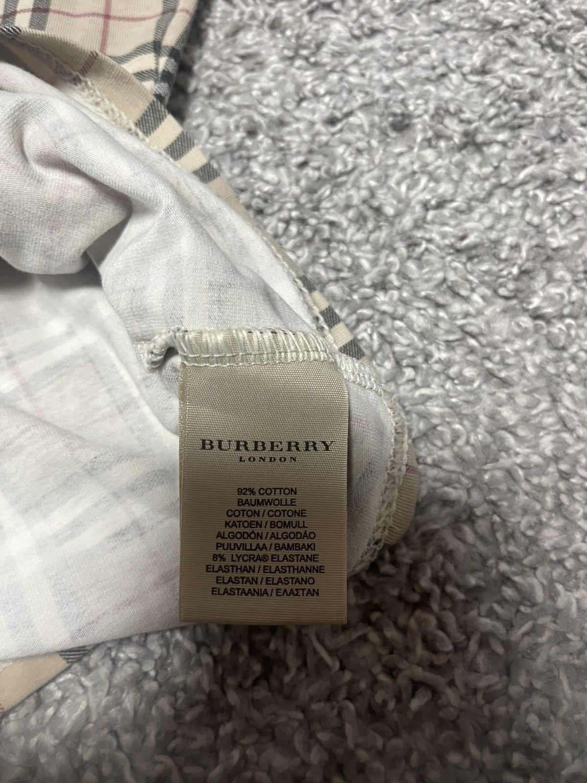 Burberry Burberry London Nova Check Crew Neck Long Sleeve Beige M Size M / US 6-8 / IT 42-44 - 10 Thumbnail