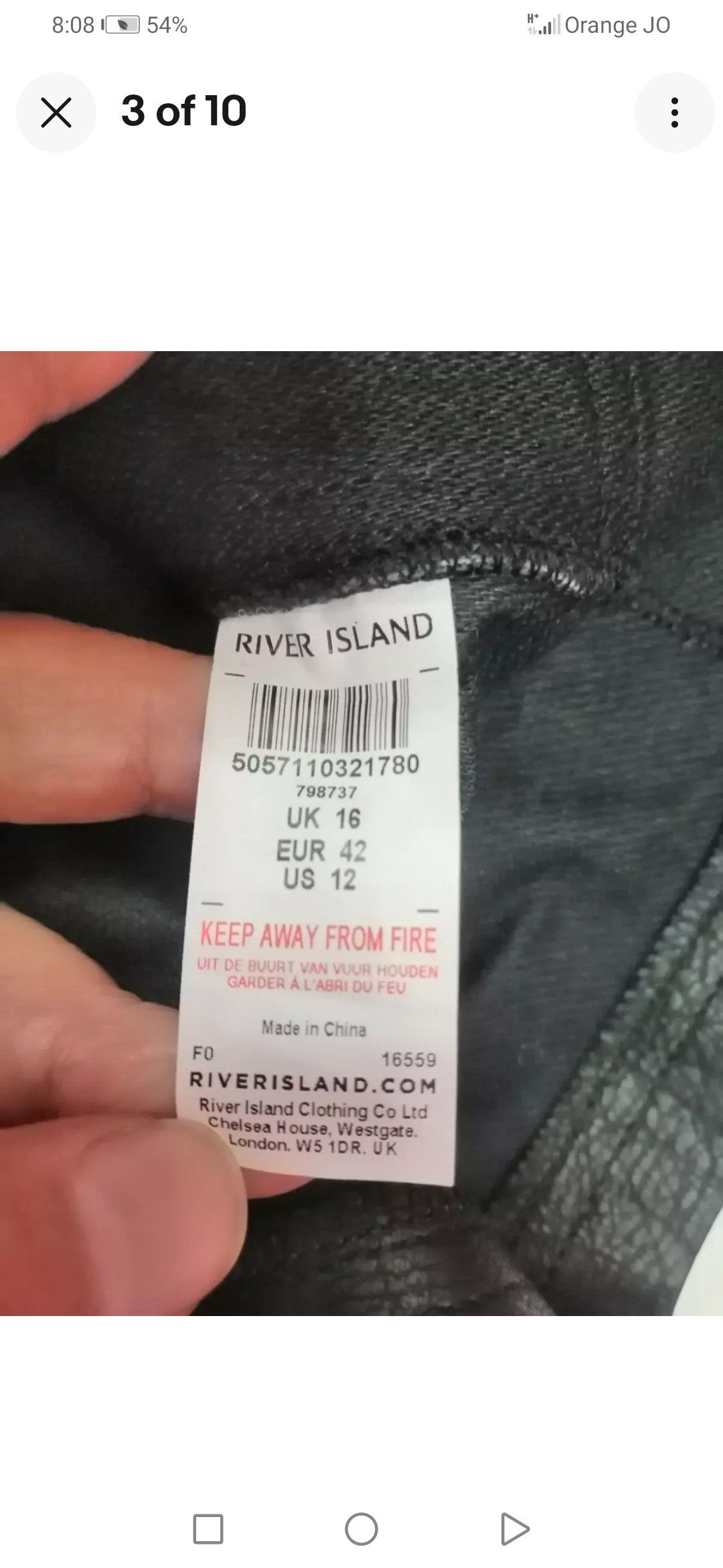 River Island Women's skirt Size 34" / US 12 / IT 48 - 3 Thumbnail