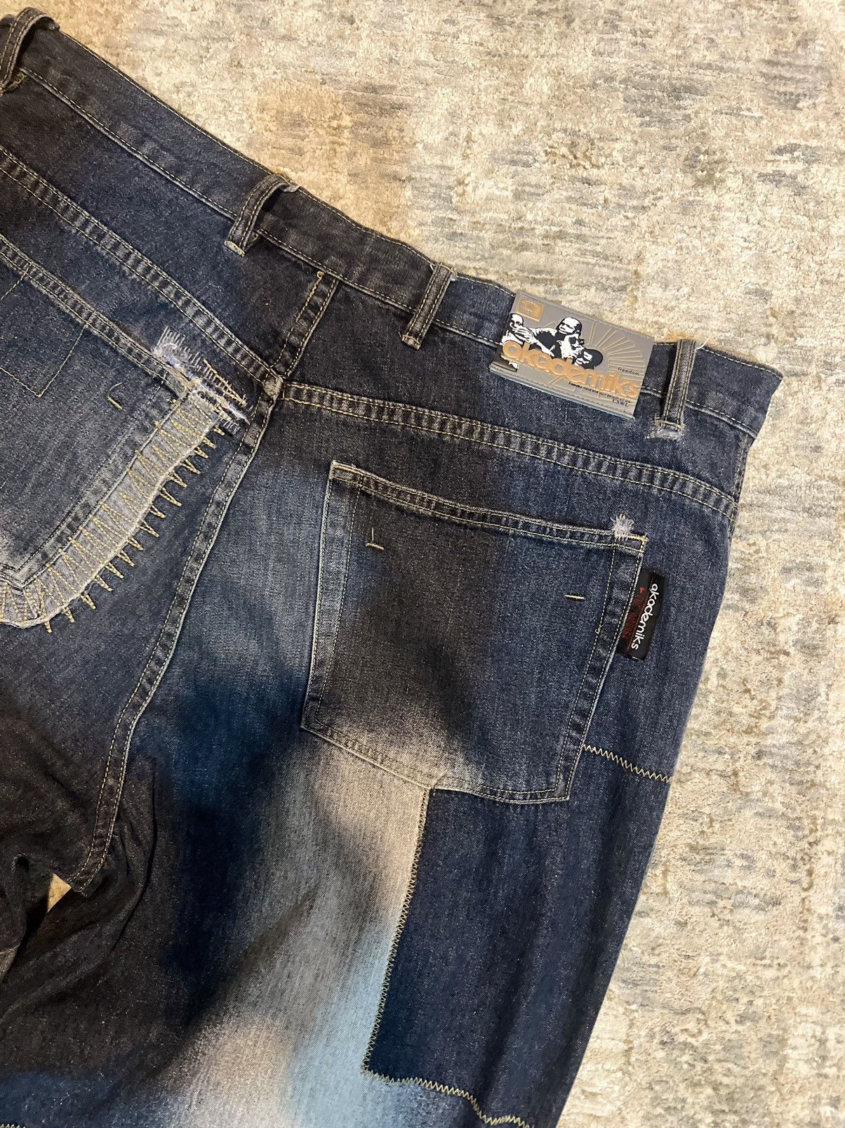 Akademiks Akademiks jeans PATCH WORK Denim Pants Size US 36 / EU 52 - 4 Thumbnail