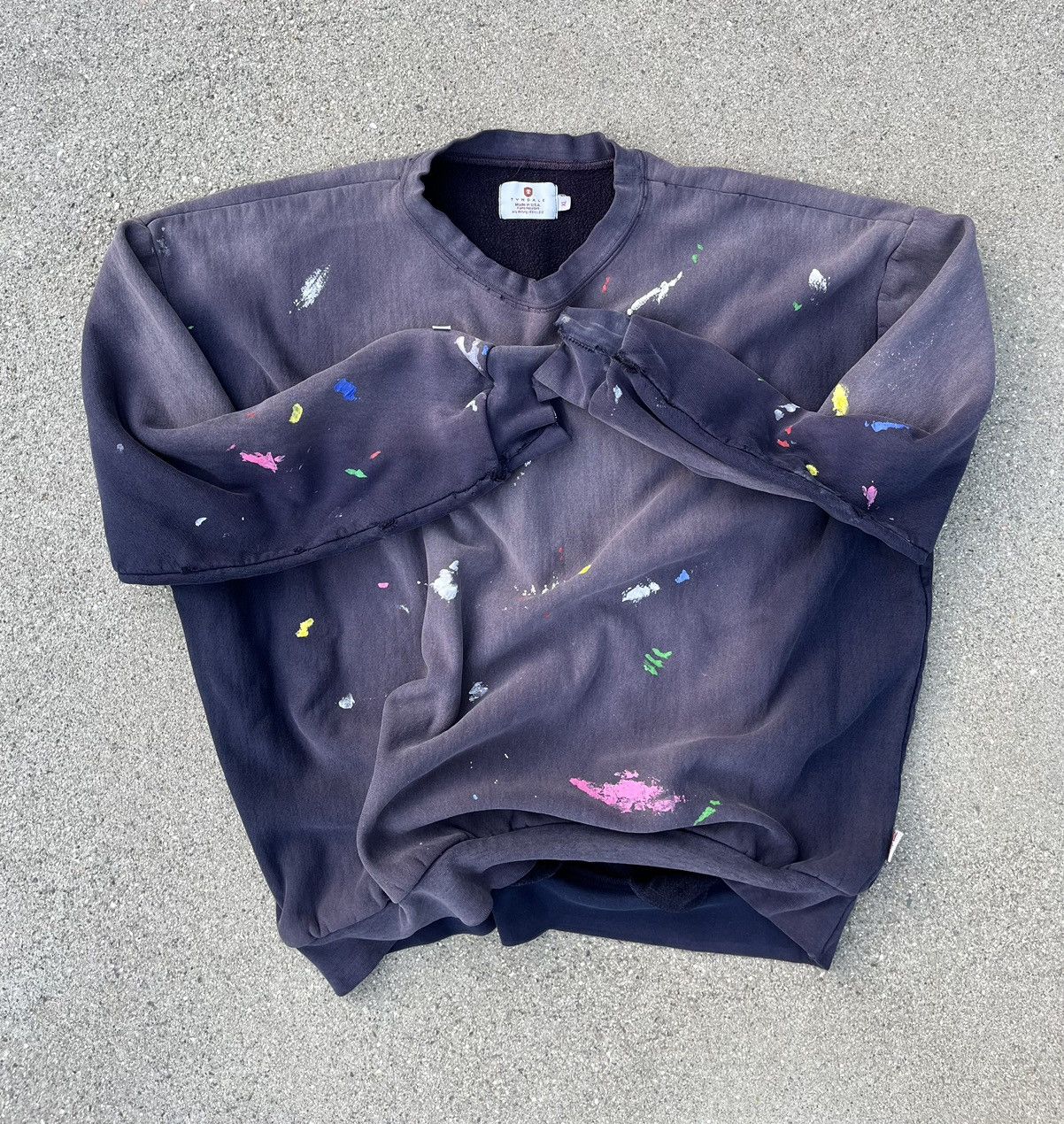 Carhartt × Japanese Brand Custom Tyndale Flame Resistant Crewneck Sweatshirt Sun Fade Size US XL / EU 56 / 4 - 1 Thumbnail