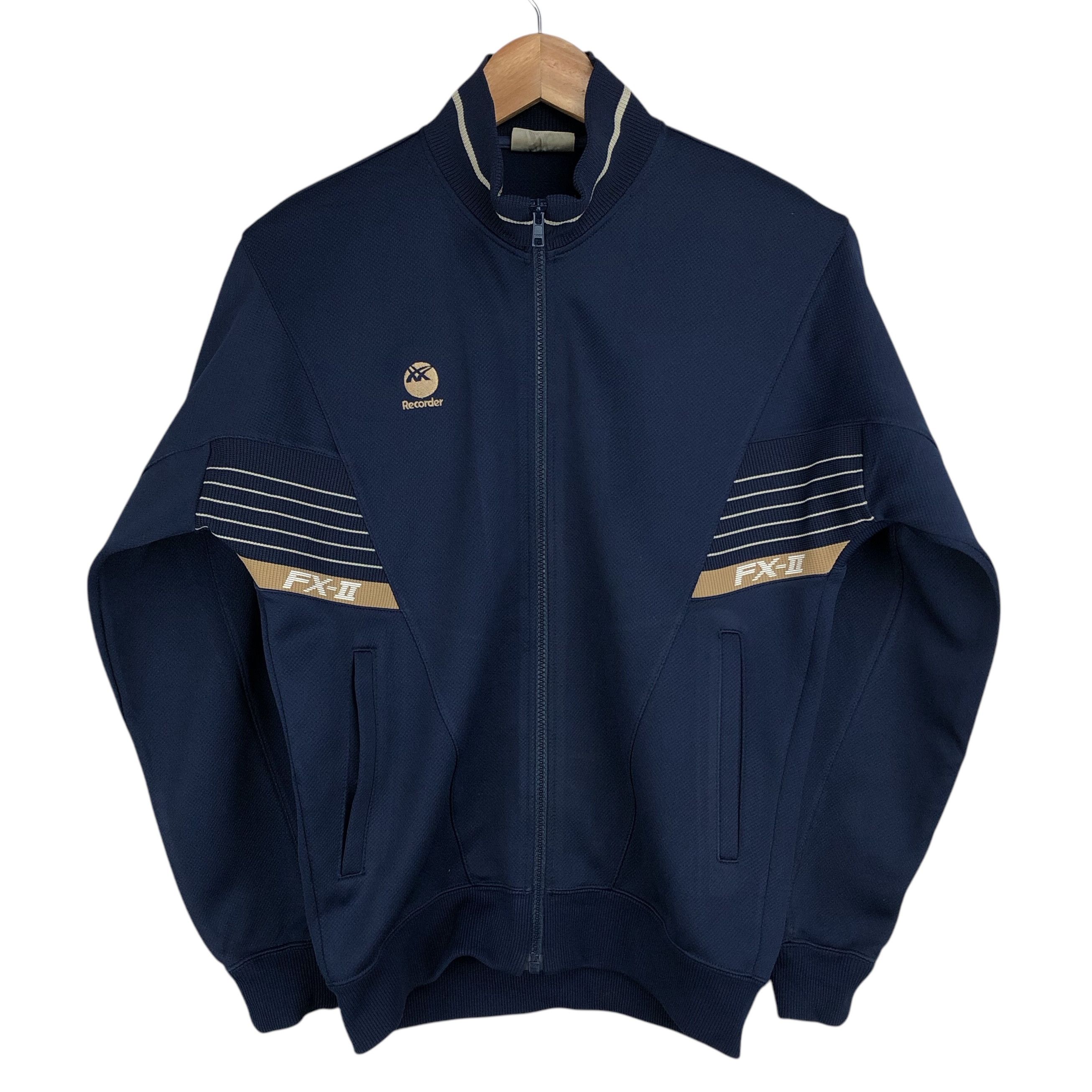 トップス 80's asics Recorder Logo Track Jacket Vintage asics recorder - Gem
