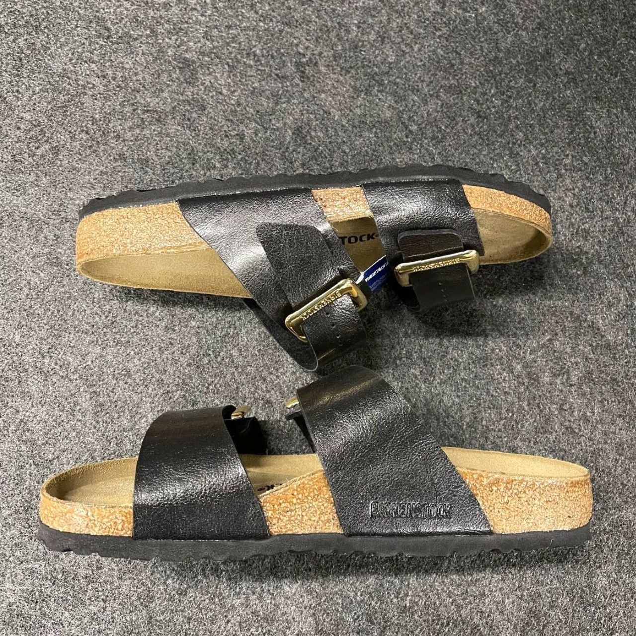 VINTAGE BIRKENSTOCK Sydney Luxe Buckle Sandals Unisex Size M9/W11 Licorice