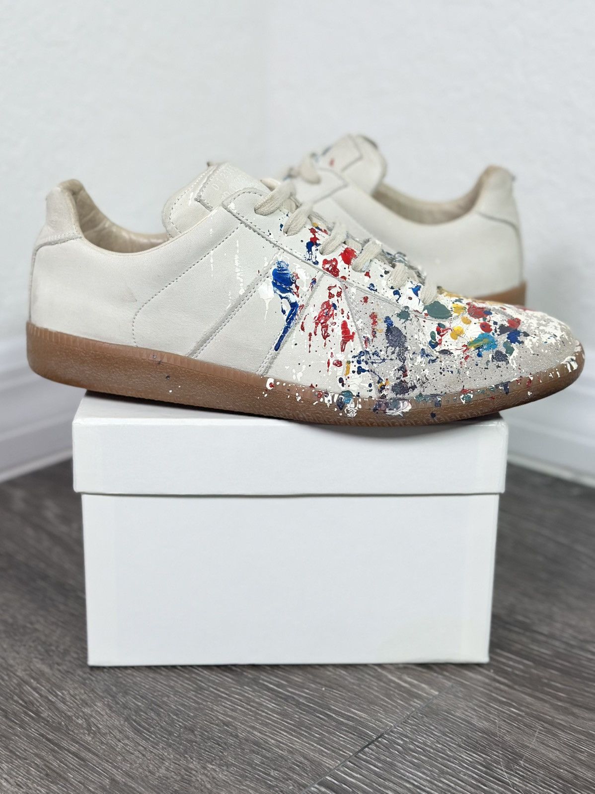 Margiela Paint Splatter | Grailed