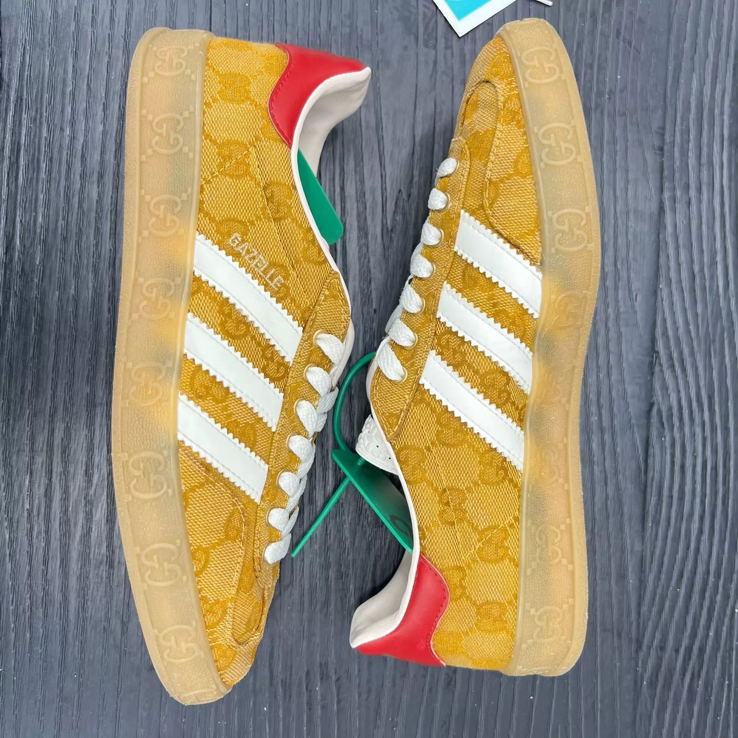 Gucci adidas x Gucci allover print sneaker 38.5 cream/brown new Size US 8 / IT 38 - 3 Thumbnail