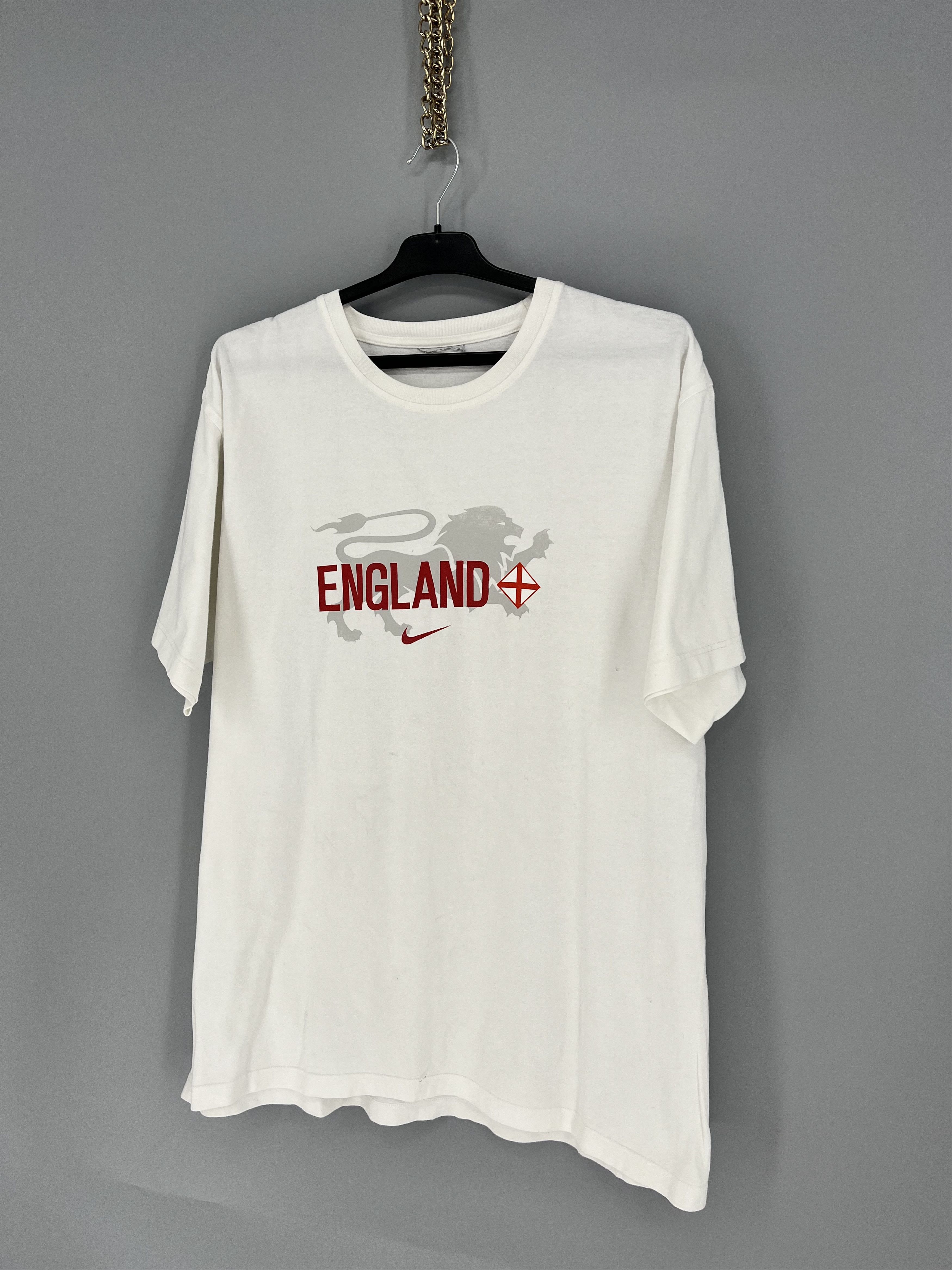 Nike × Vintage Vintage Nike England Rooney football tee Size US XL / EU 56 / 4 - 3 Thumbnail