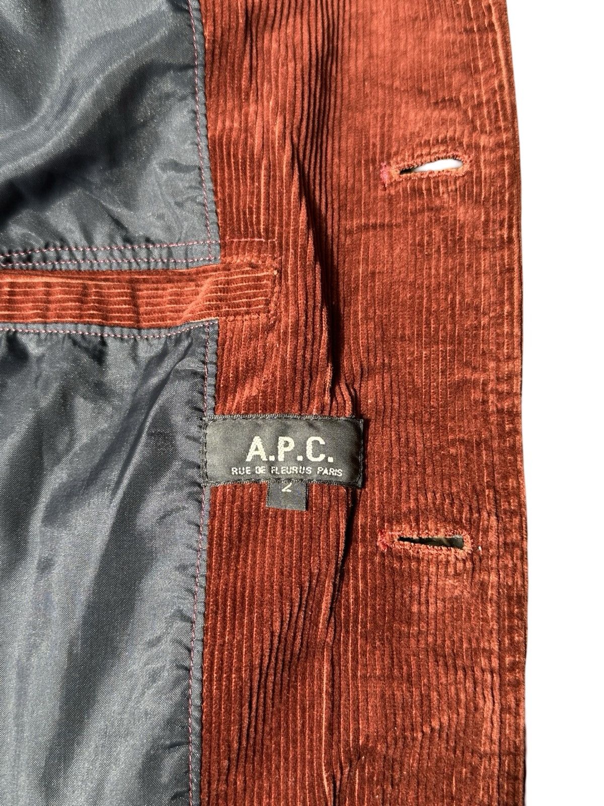 A.P.C. × Designer 🔥Vintage🔥 A.P.C Cotton Corduroy Jacket Size US M / EU 48-50 / 2 - 7 Thumbnail