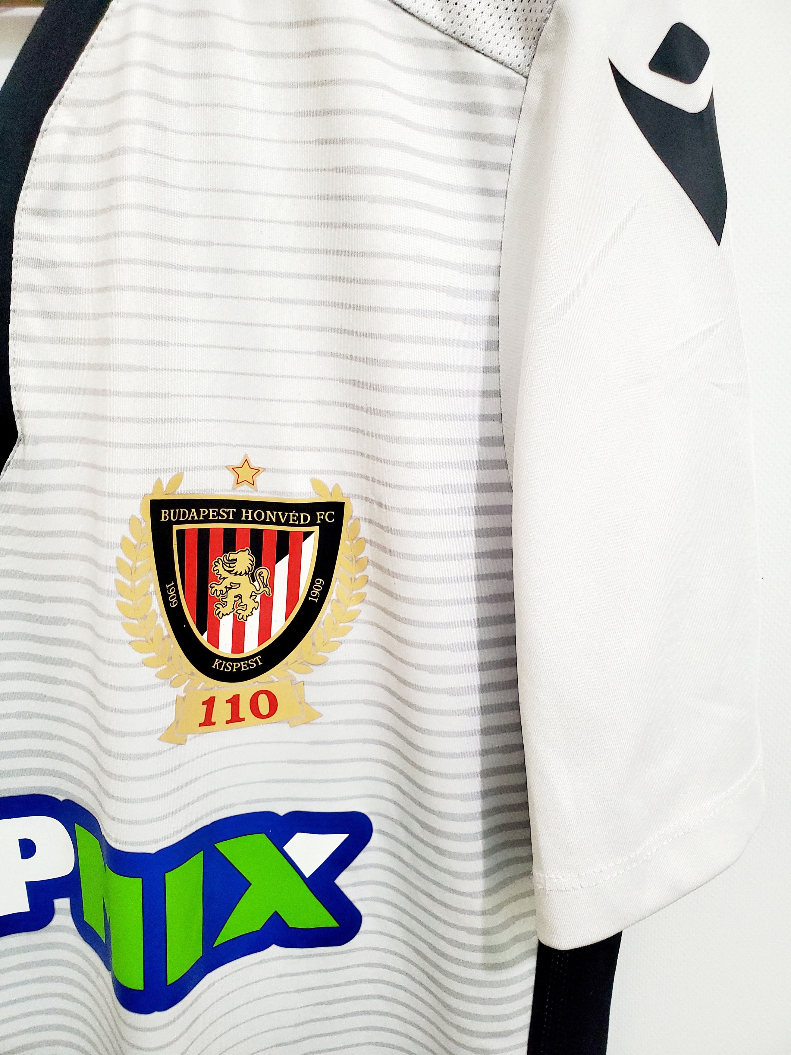 Macron × Vintage BUDAPEST HONVED 2019 - 2020 MATCH ISSUE AWAY SHIRT #30 ALIJI Size US L / EU 52-54 / 3 - 3 Thumbnail