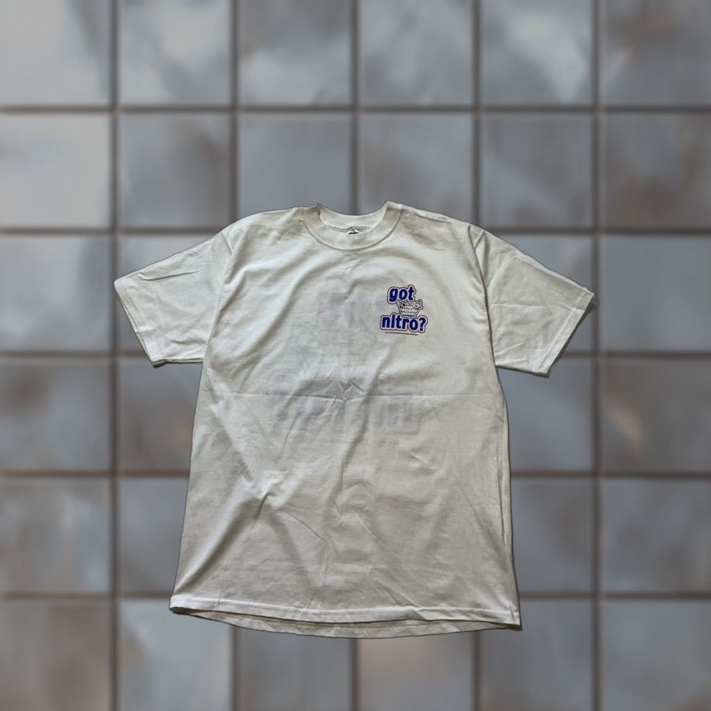 Fruit Of The Loom VINTAGE Nitro Maniac “Got Nitro?” Racing Pit Crew White Graphic S/S T-Shirt XL Mens Shirt Size US XL / EU 56 / 4 - 1 Thumbnail