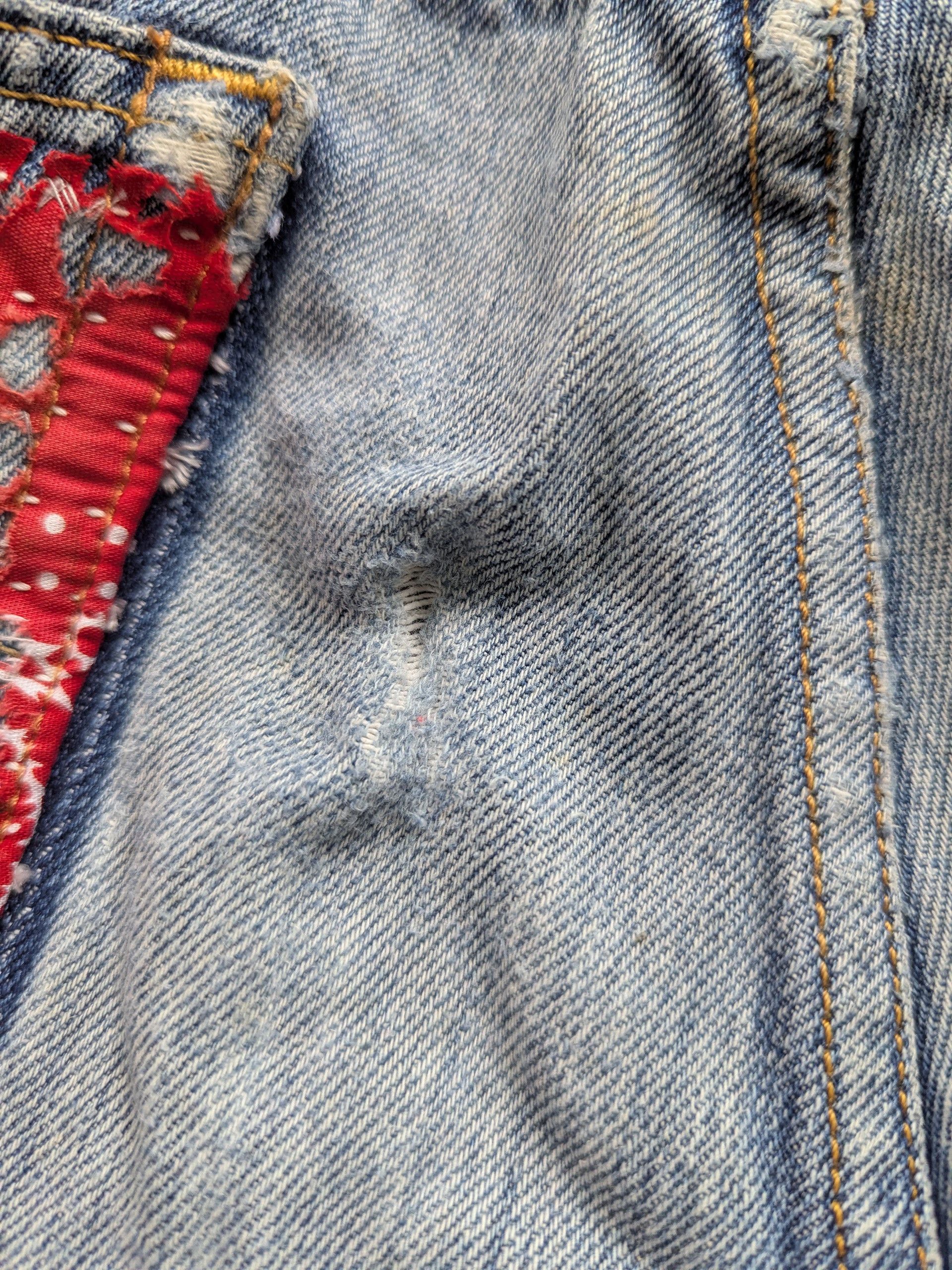 Le Grande Bleu (L.G.B.) × Levi's × Vintage OPEN FOR CUSTOM 🔥 Vintage Levis 501 Inspired Proletareart Size US 31 - 17 Thumbnail