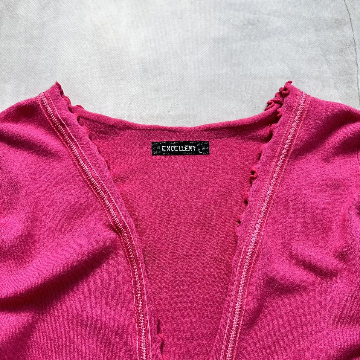 Hysteric Glamour Sexy Cute Sarah Pacini Vibe Bondage Mesh Cardigan Sweater Size L / US 10 / IT 46 - 6 Thumbnail