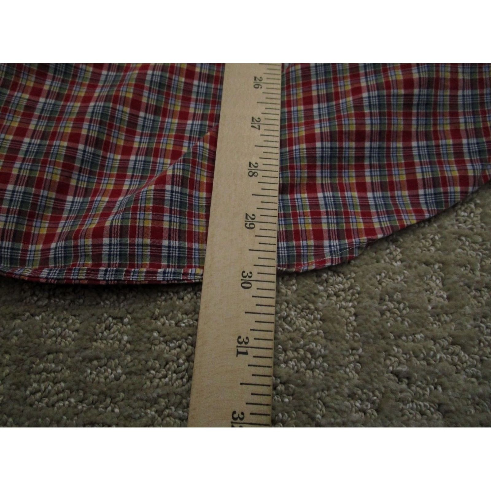 Ralph Lauren Ralph Lauren Shirt Men XL Red Plaid Long Sleeve Button-Down Casual, Party/Cocktail, Travel Button-Up, Classic Preppy Mens Shirt Size US XL / EU 56 / 4 - 6 Thumbnail