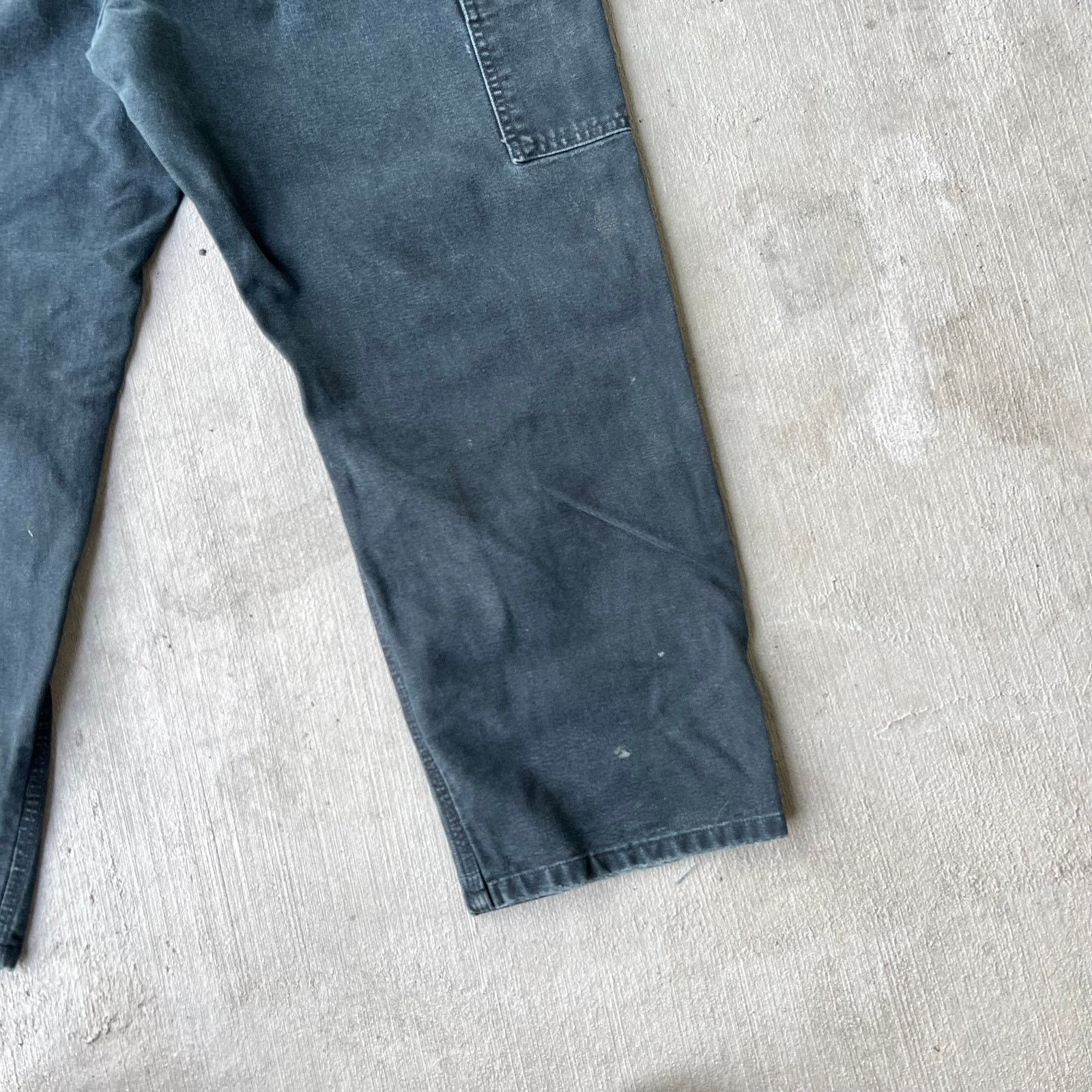 Carhartt × Vintage Carhartt black HEMMED* double knee work wear carpenter pants Size US 31 - 10 Thumbnail