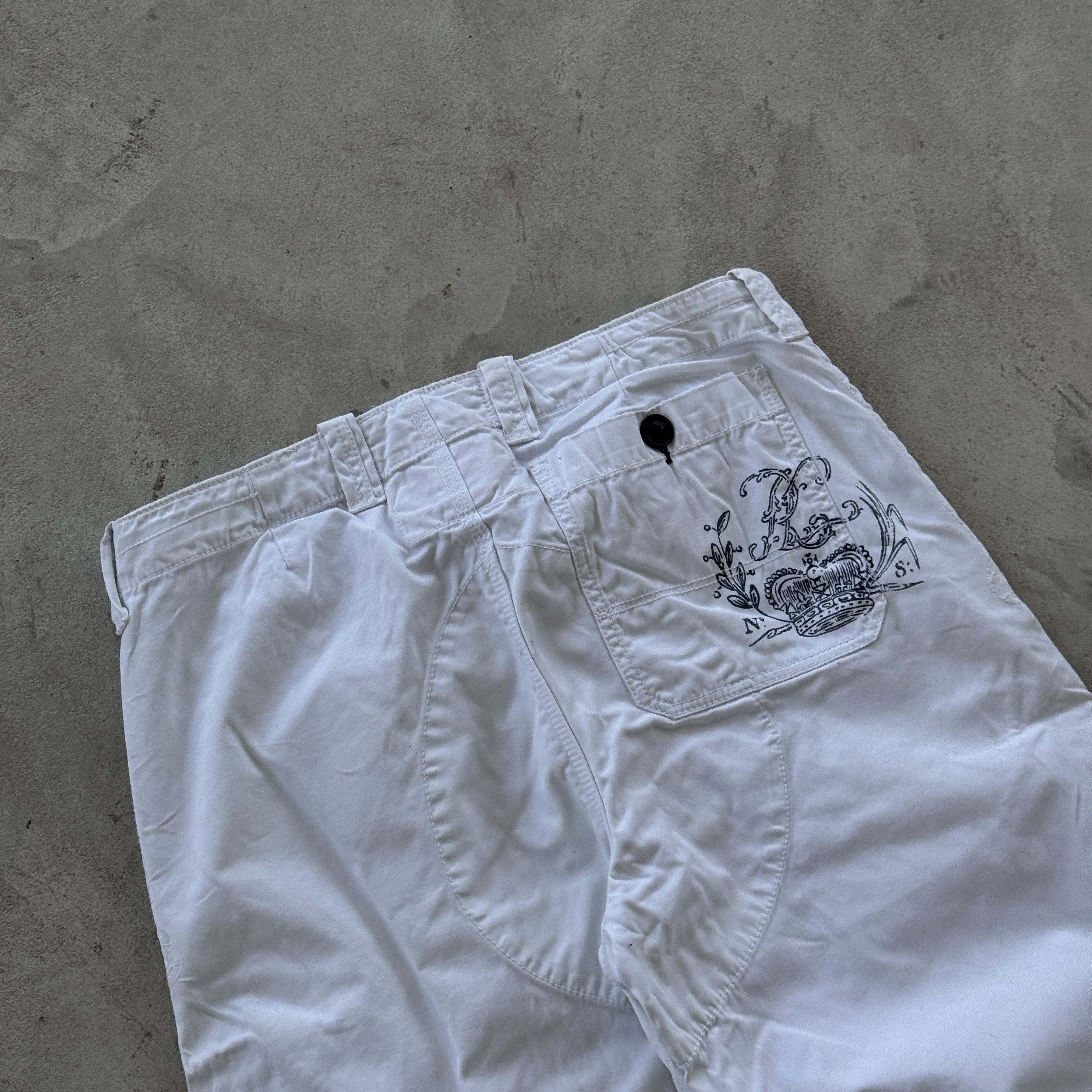 Polo Ralph Lauren Polo Ralph Lauren White Big Pony Crest Cargo Pants 34x34 Size US 34 / EU 50 - 4 Thumbnail