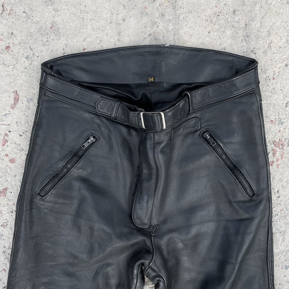 Vintage Vintage Moto Leather Pants 54 Size 90s USA Japan Size US 33 - 7 Thumbnail