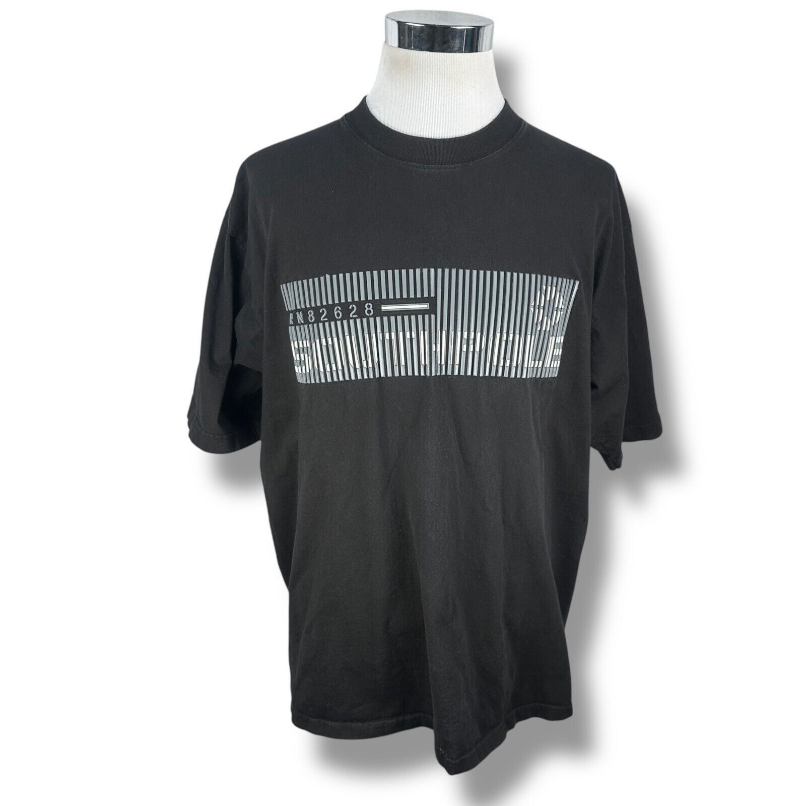Southpole Vintage SouthPole T-Shirt XL Black Rubber Graphic USA Y2K Size US XL / EU 56 / 4 - 1 Thumbnail