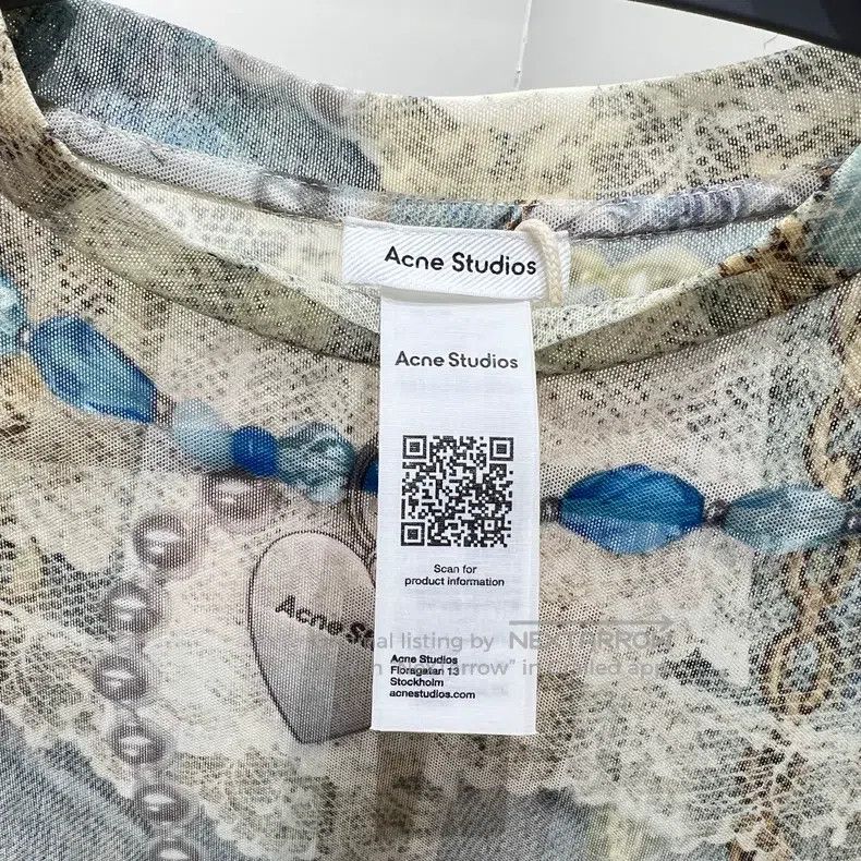 Acne Studios Acne Studios Lace 3D Printed Long Sleeve Size XS / US 0-2 / IT 36-38 - 3 Thumbnail