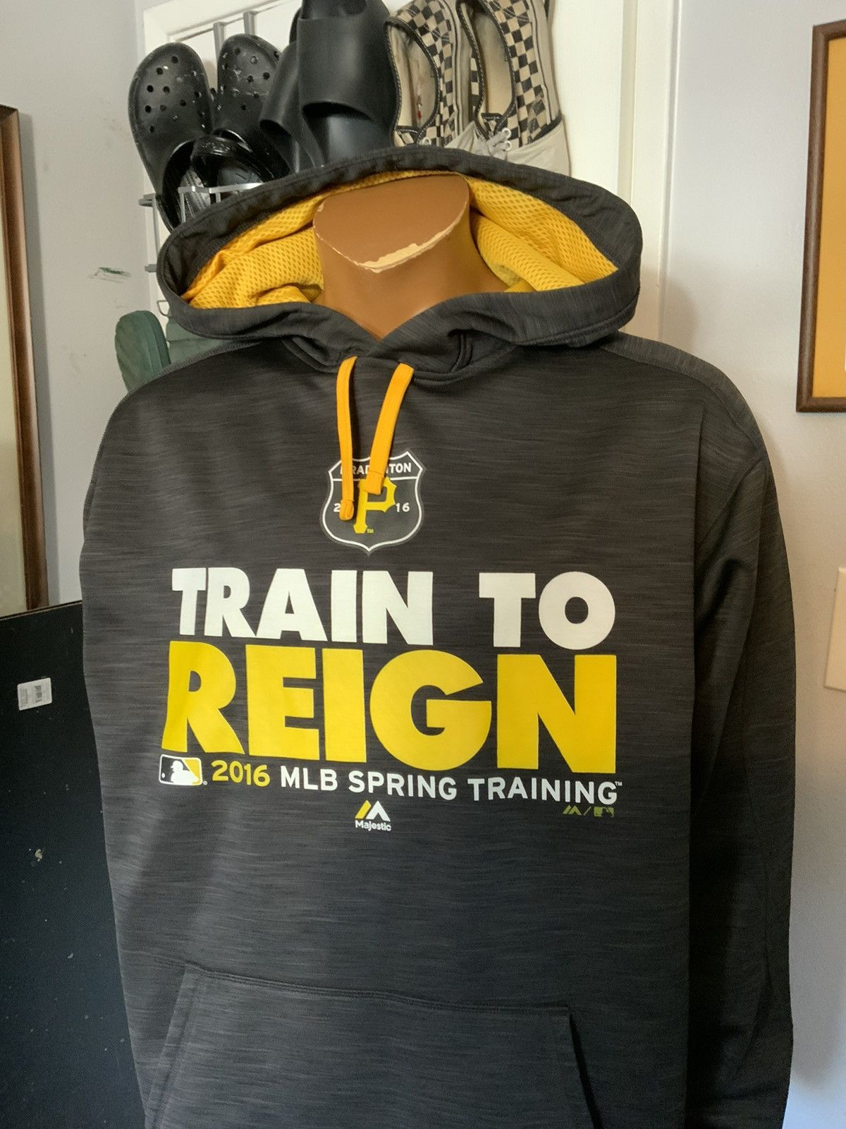 MLB × Majestic Majestic Bradenton Marauders Pirates Spring Training Hoodie Size US XL / EU 56 / 4 - 8 Thumbnail