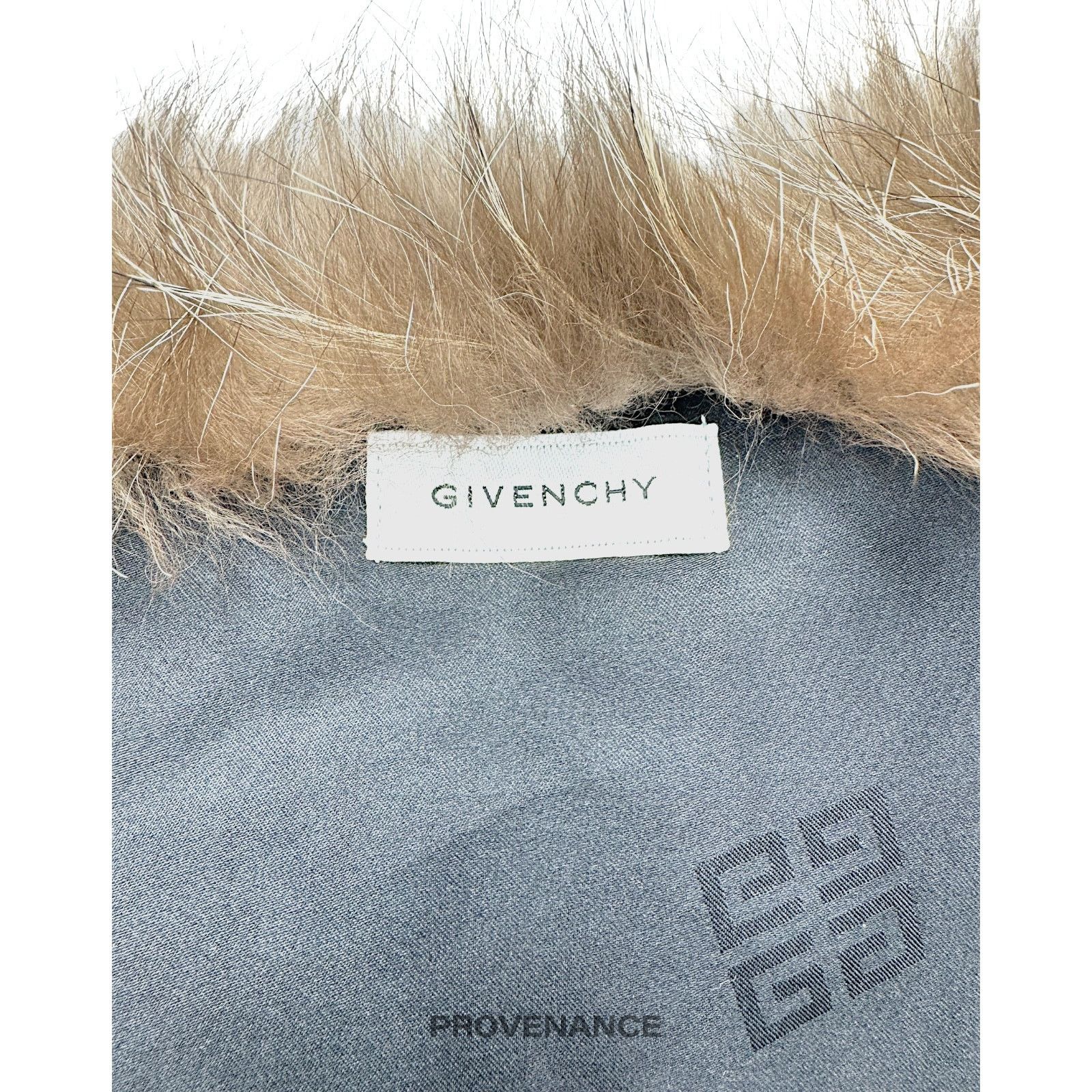 Givenchy 🔴 Givenchy Fur Shawl Scarf - Cream Brown Fox Size ONE SIZE - 9 Thumbnail