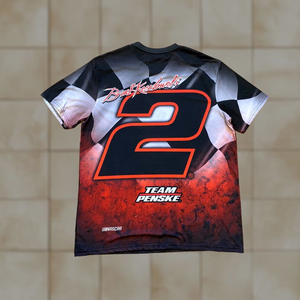 Chase Authentics VTG Chase Authentics NASCAR T Shirt Team Penske Racing Tee Brad Keselowski Mens XL Black Short Sleeve Crew Neck Size US XL / EU 56 / 4 - 1 Thumbnail