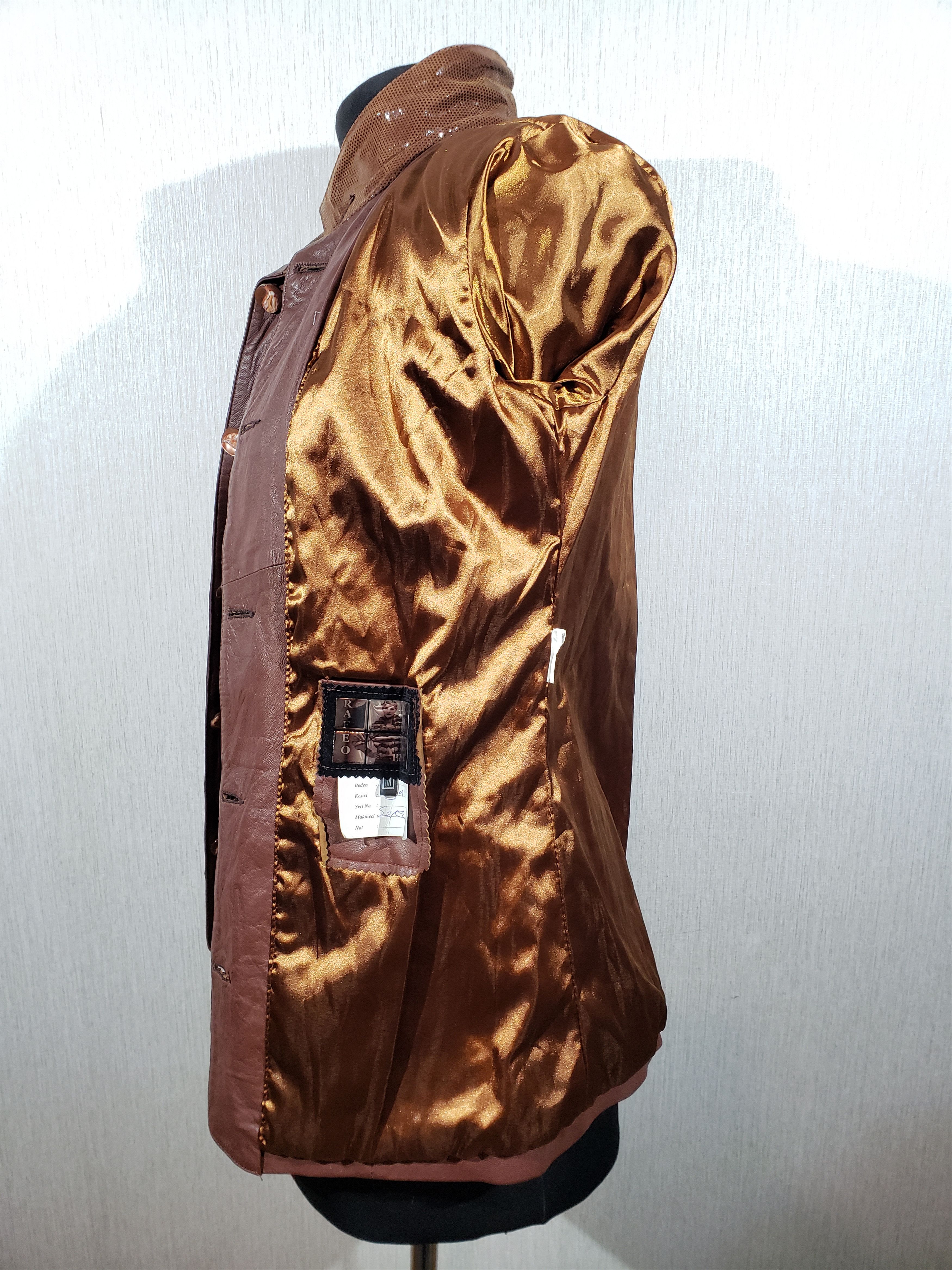 Other Stylish brown leather women's jacket. Size M / US 6-8 / IT 42-44 - 9 Thumbnail