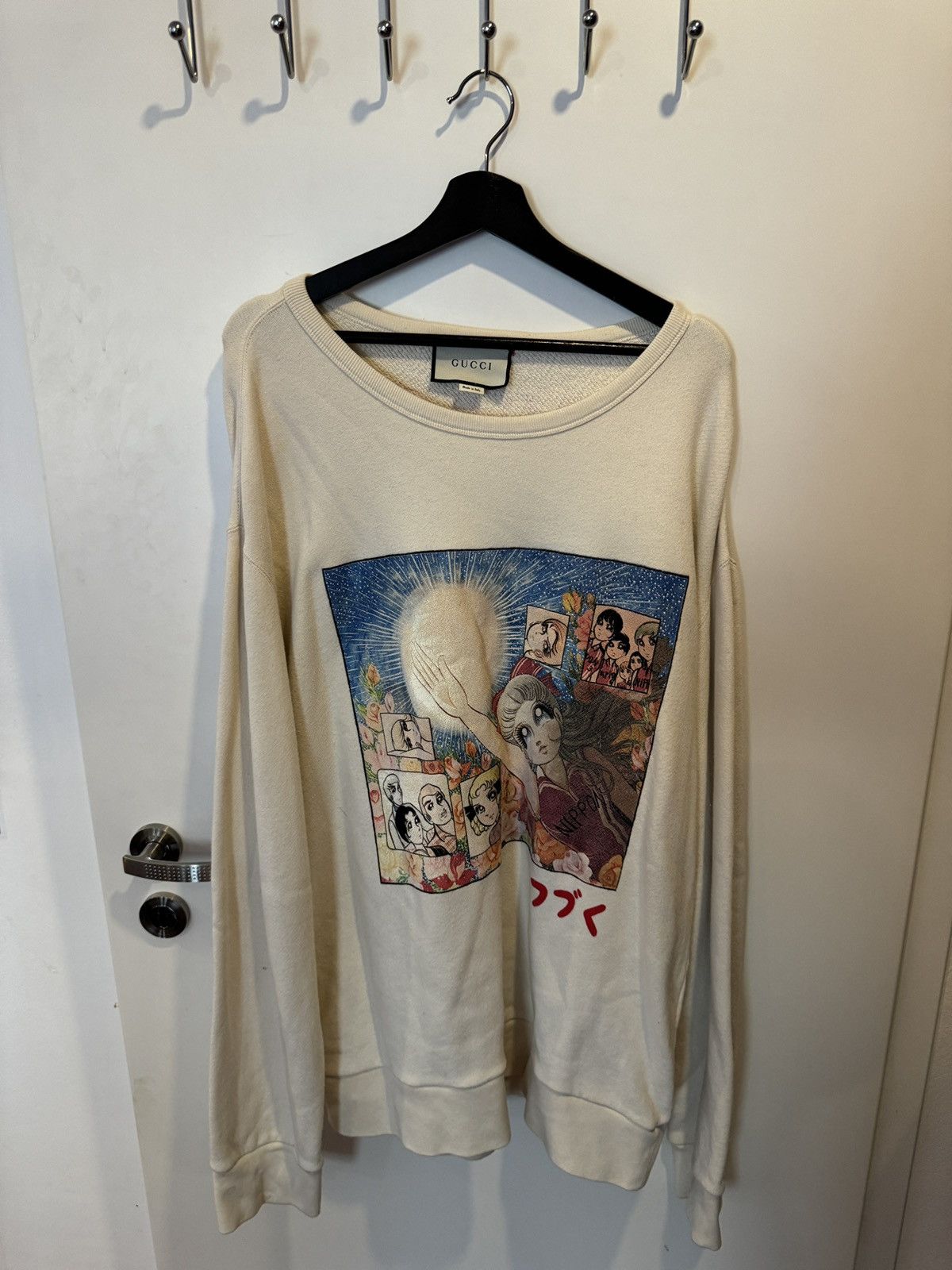 Image of Gucci X Nippon “Guccy” in Off White, Men's (Size 2XL)