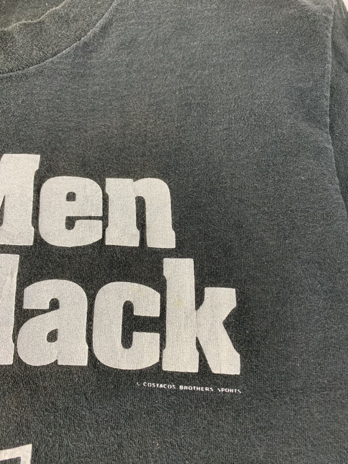 NFL 90s Real Men Wear Black Las Vegas Raiders Nfl Crewneck Tee Size US S / EU 44-46 / 1 - 9 Thumbnail