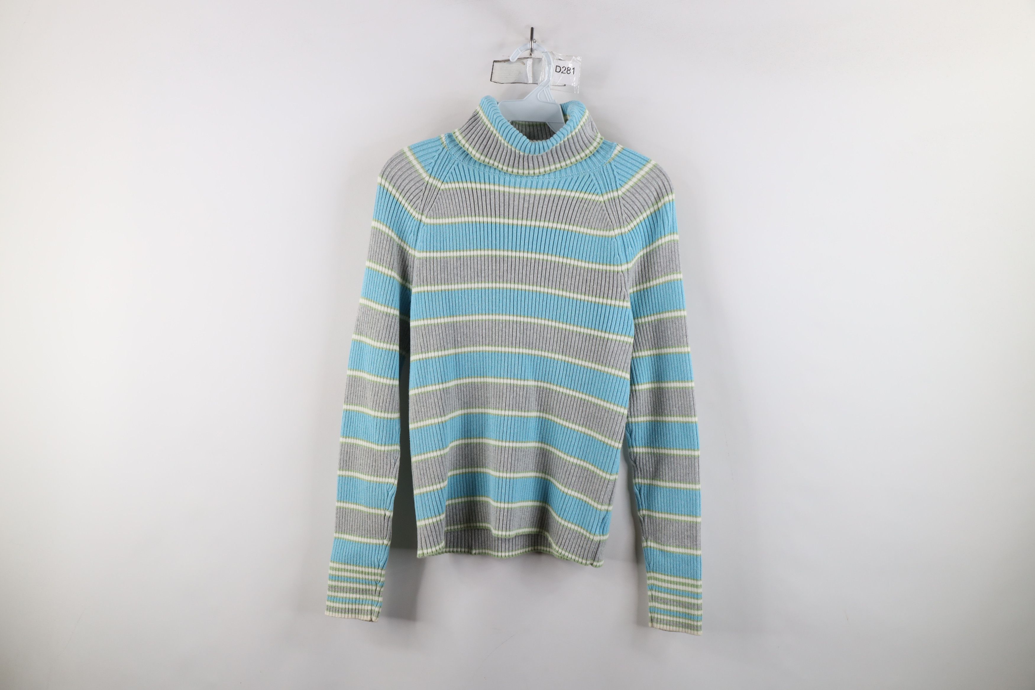 Eddie Bauer × Vintage Vintage Eddie Bauer Ribbed Knit Stretch Turtleneck Sweater Size M / US 6-8 / IT 42-44 - 1 Thumbnail