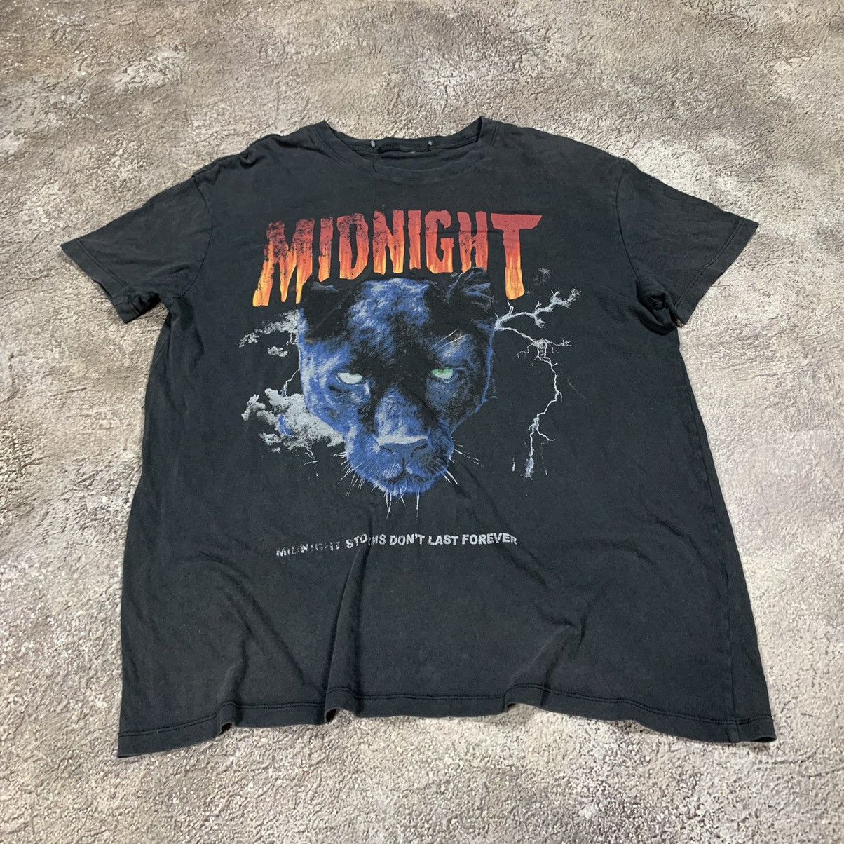 Vintage Vintage 90s Midnight Graphic Tee Horror Grunge Dark Baggy L Size US L / EU 52-54 / 3 - 2 Thumbnail