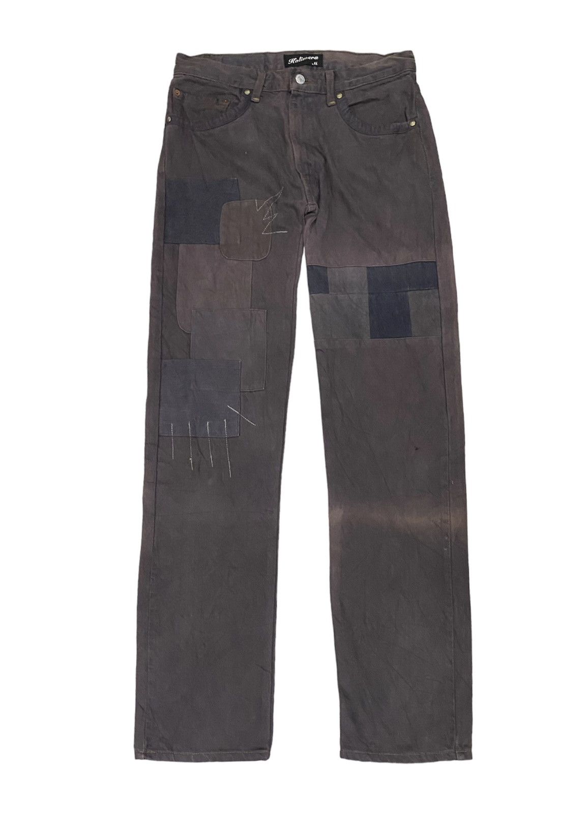 image of VTG Kalimera Japan Patchwork Rebuild Levis Kapital Pants in Brown, Men's (Size 31)